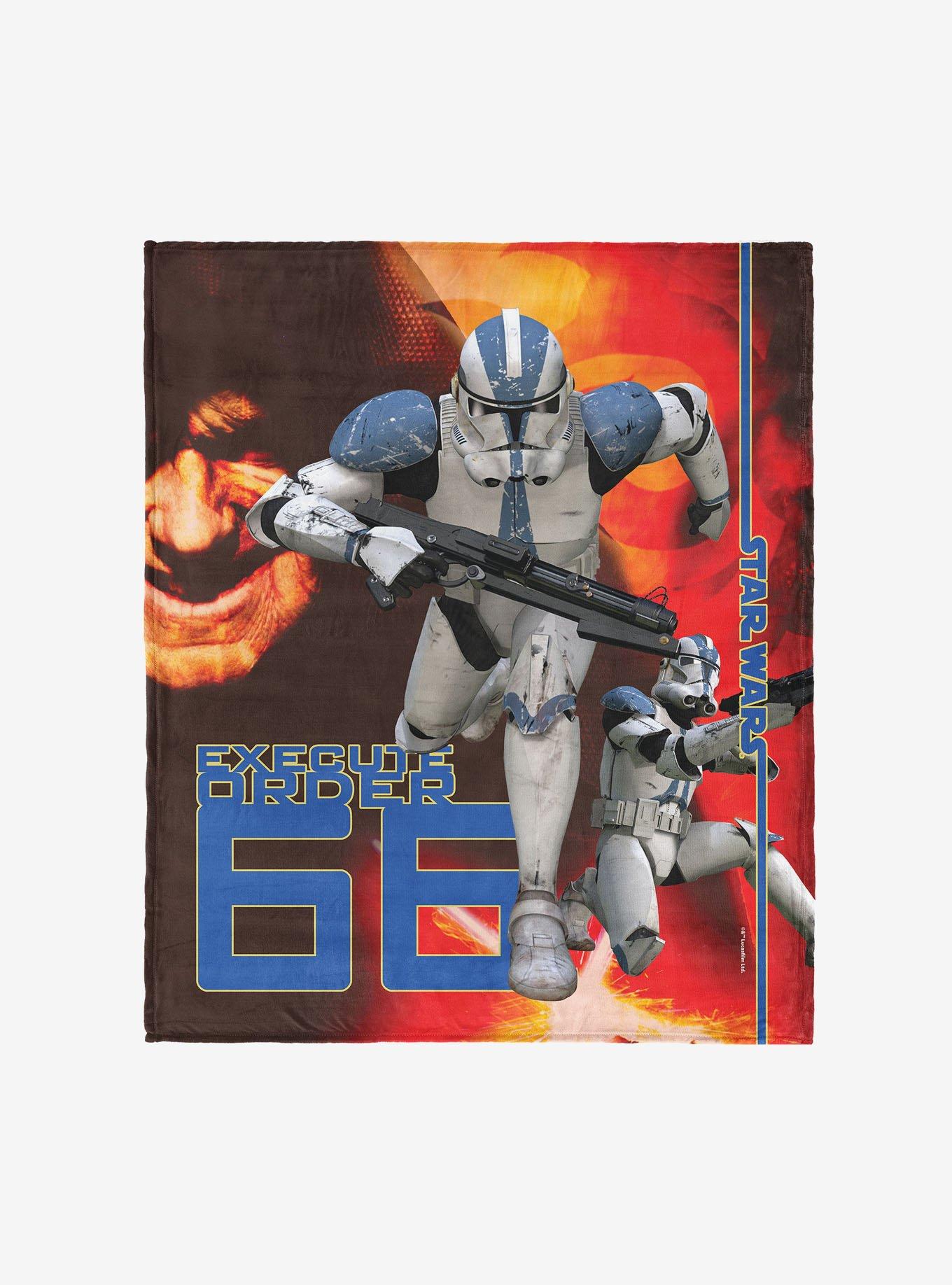 Star Wars Revenge of the Sith Order 66 50x60" Silk Touch Throw Blanket, , hi-res