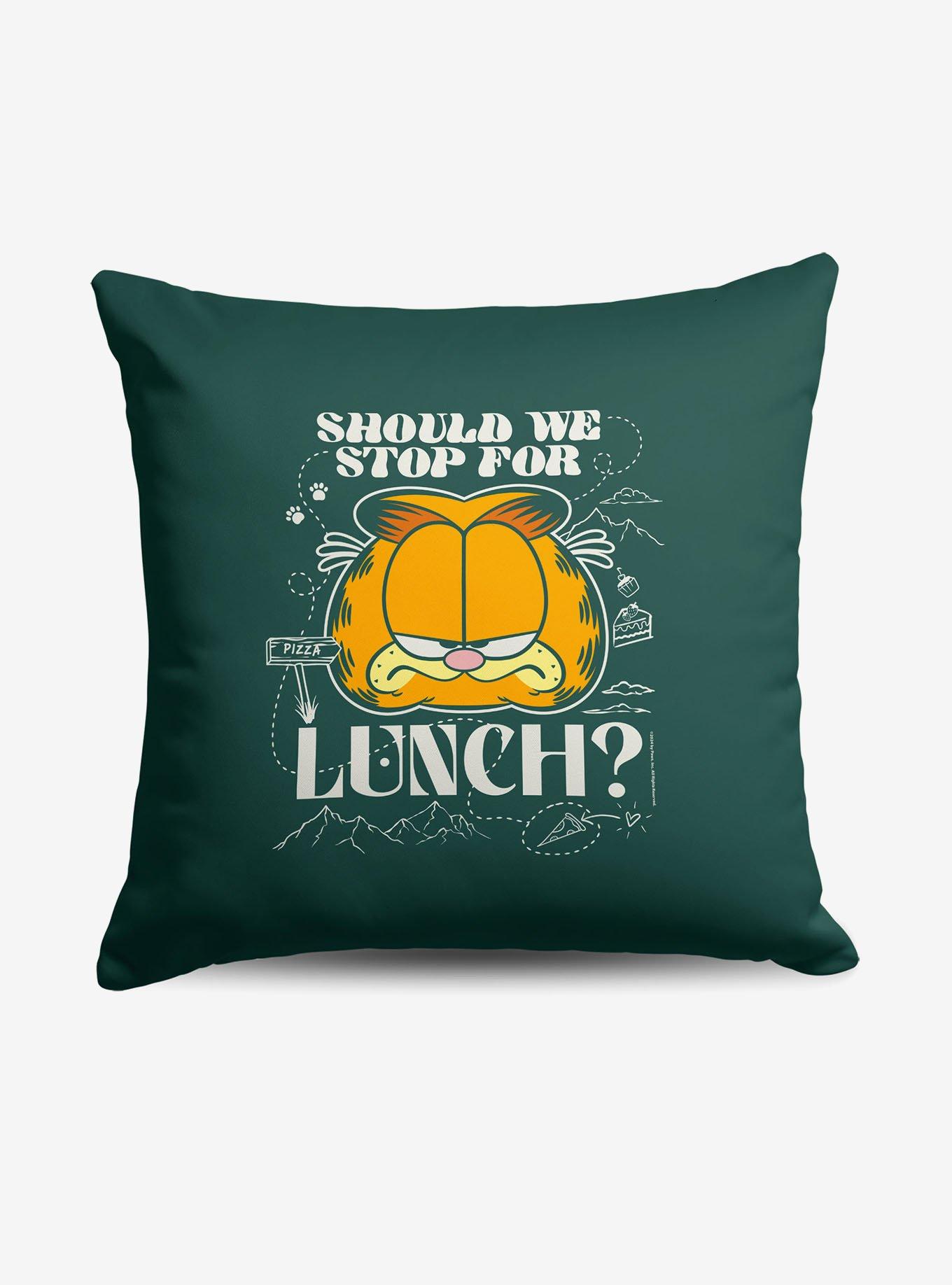 Garfield Stop For Lunch Throw Pillow, , hi-res