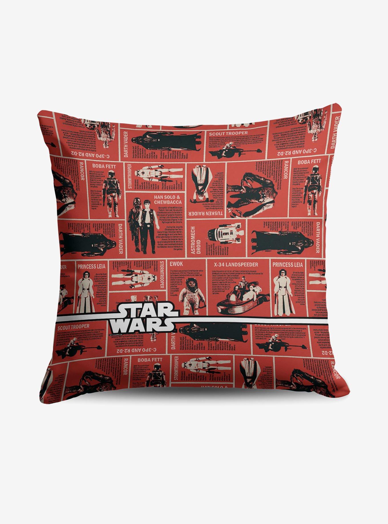 Star Wars Repeats and Patterns Action Figures Throw Pillow, , hi-res