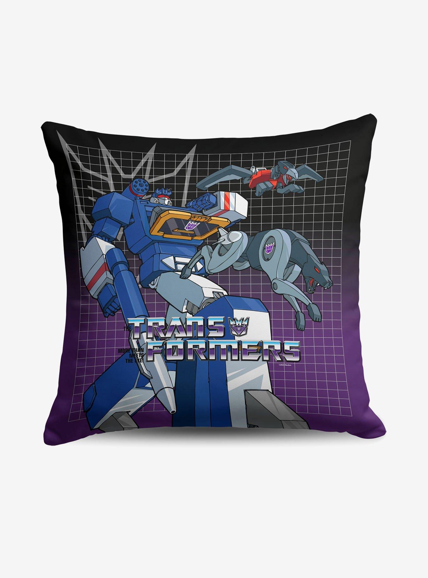 Transformers G1 Grid Soundwave Throw Pillow, , hi-res