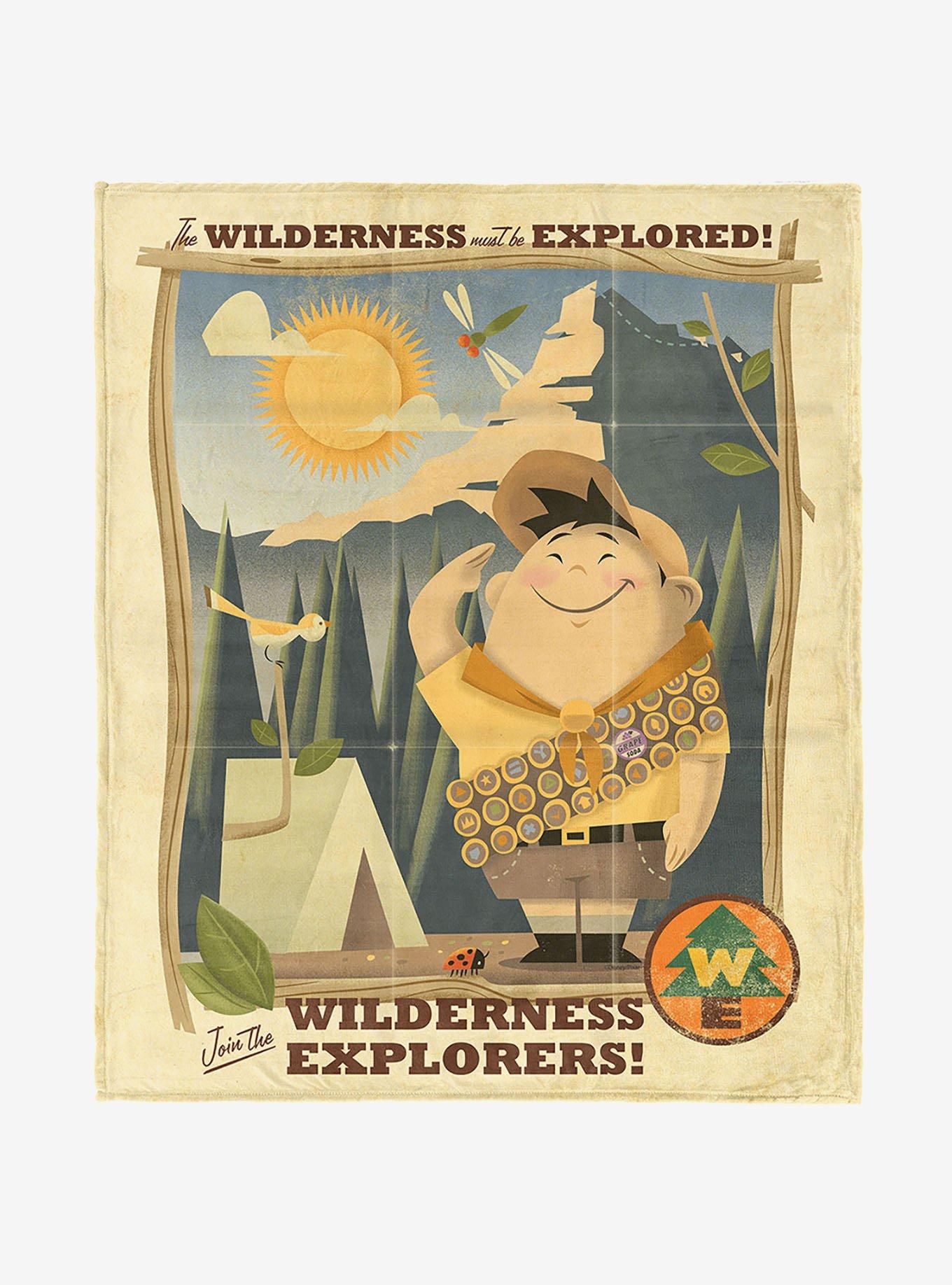 Disney Up Wilderness Explorers 40x50" Silk Touch Throw Blanket, , hi-res