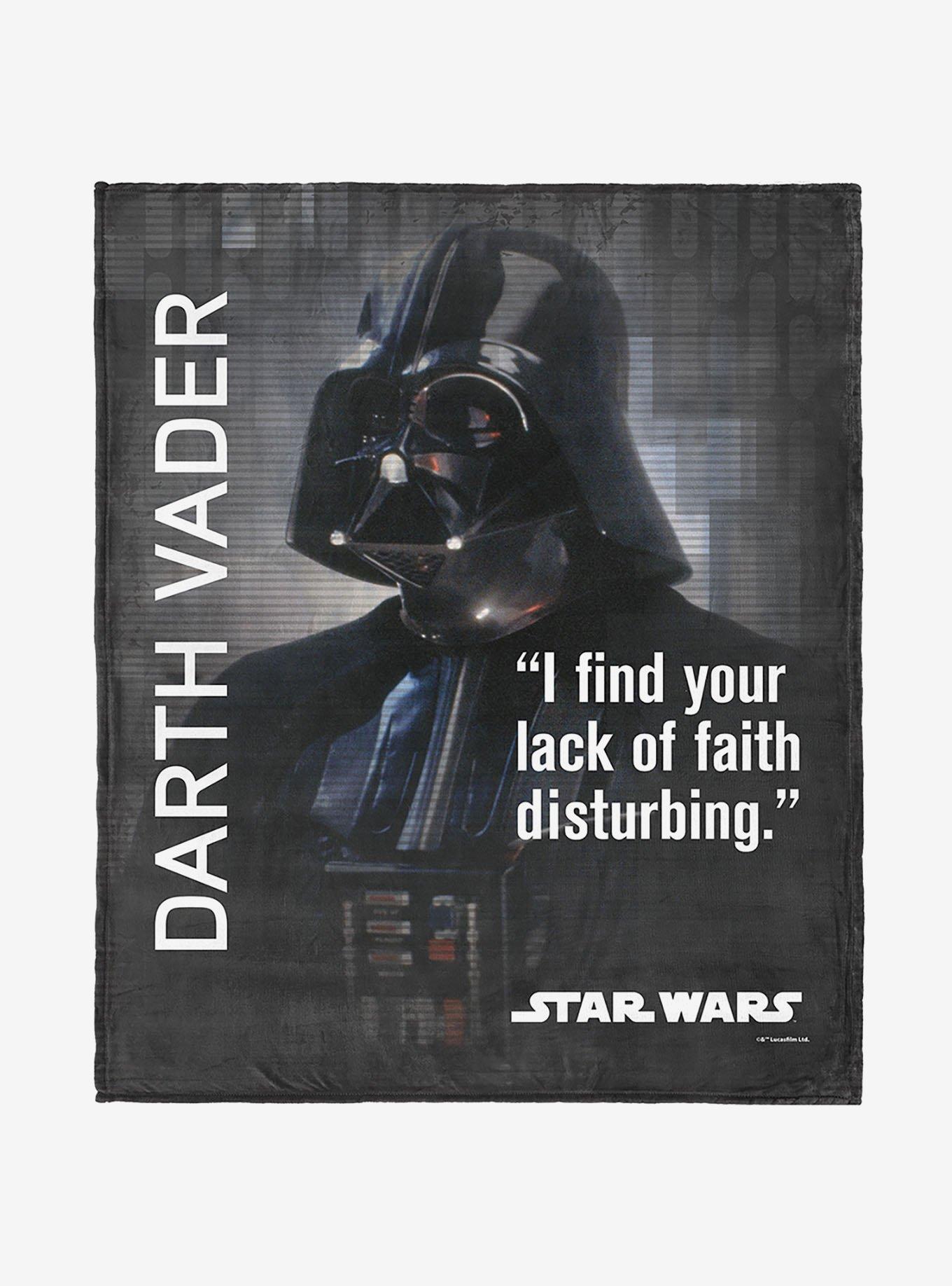 Star Wars Classic Quotes Vader 40x50" Silk Touch Throw Blanket, , hi-res