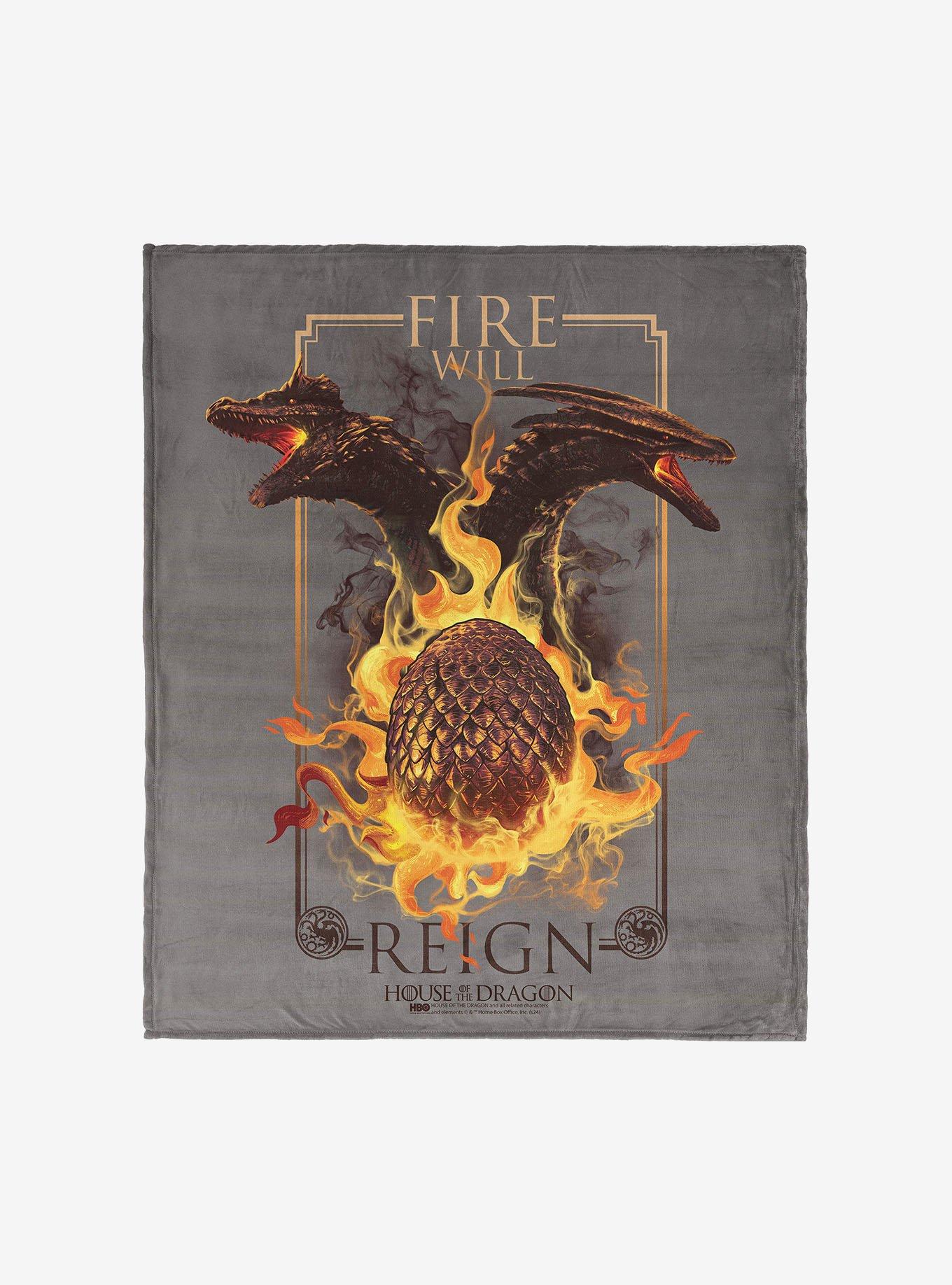 House of the Dragon Let It Reign 40x50" Silk Touch Throw Blanket, , hi-res