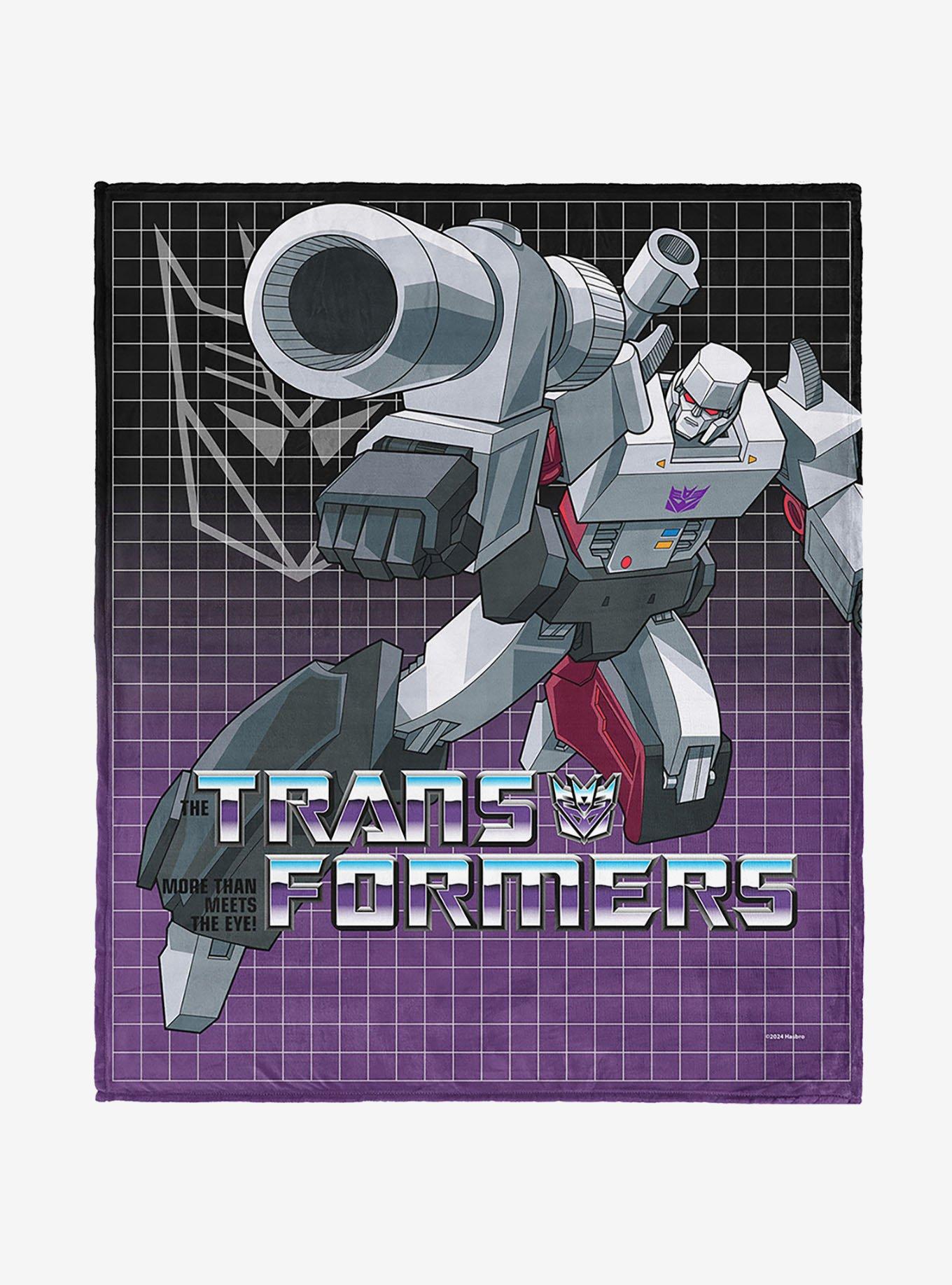 Transformers G1 Grid Megatron 40x50" Silk Touch Throw Blanket, , hi-res