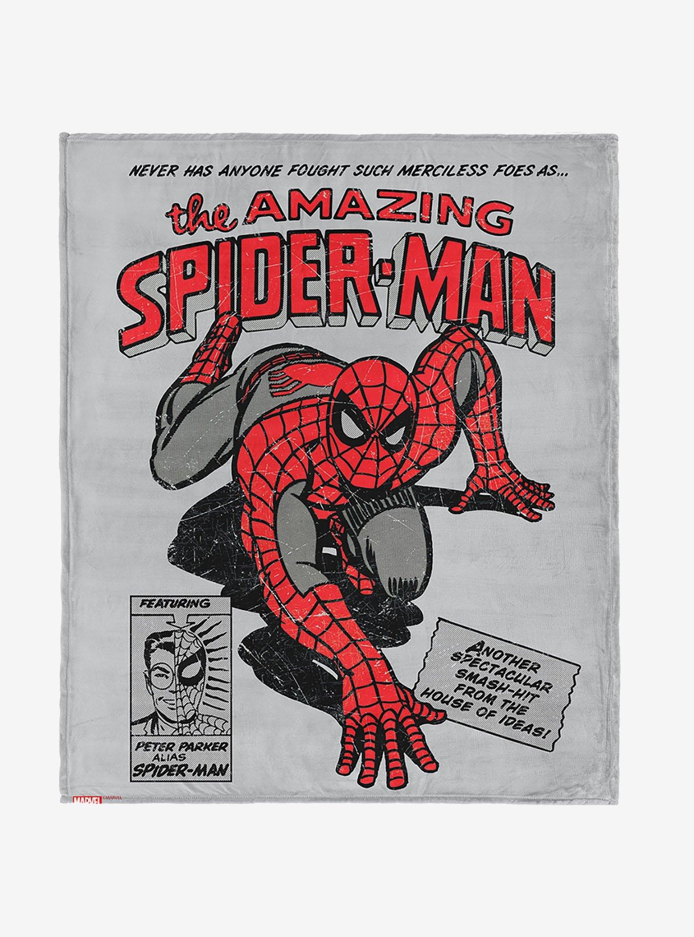 Marvel Spider-Man Peter Parker Alias 40x50" Silk Touch Throw Blanket, , hi-res