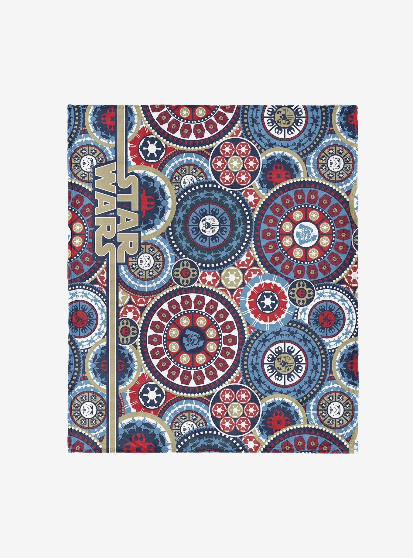Star Wars Classic Repeats and Patterns Mandala 50x60" Silk Touch Throw Blanket, , hi-res