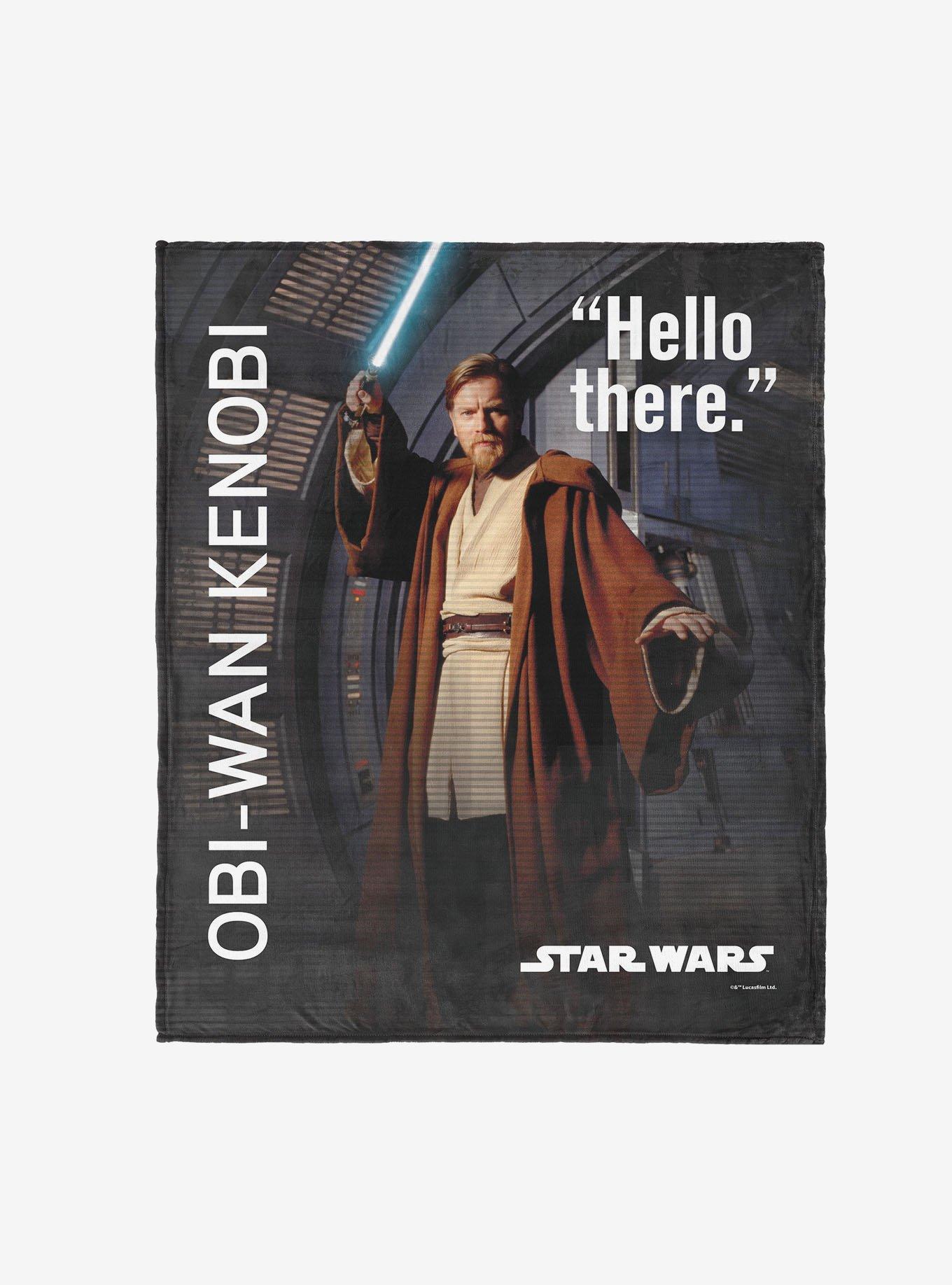 Star Wars Classic Quotes Obi-Wan Kenobi 50x60" Silk Touch Throw Blanket, , hi-res