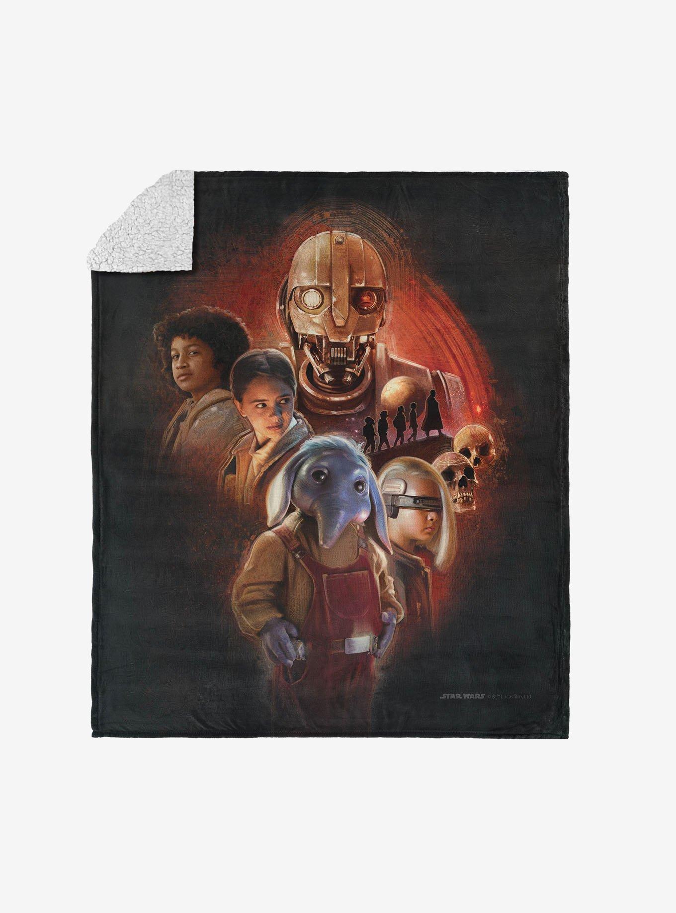 Star Wars Skeleton Crew Collage Silk Touch Sherpa Throw Blanket, , hi-res