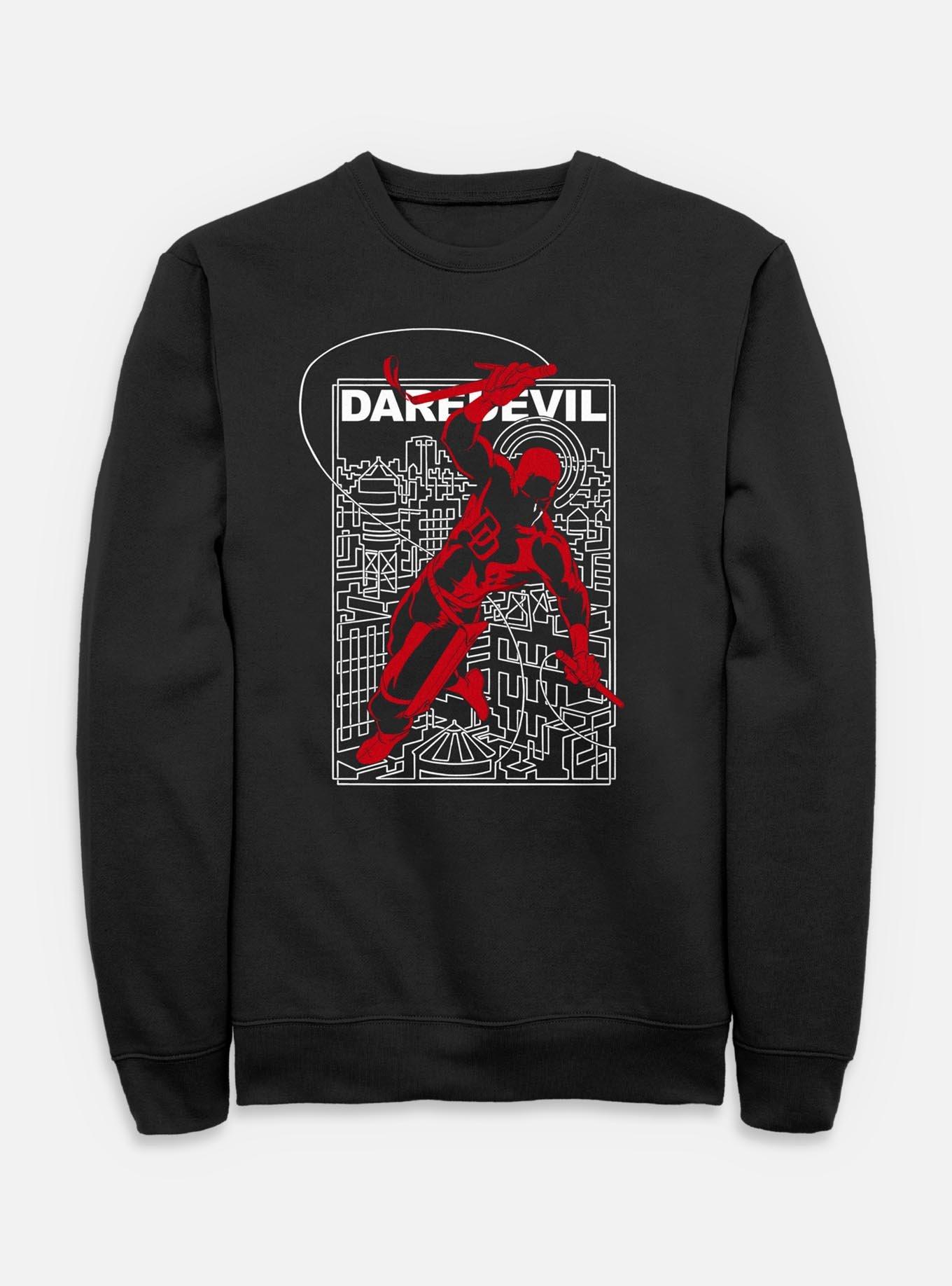 Marvel Daredevil City Maze Sweatshirt, , hi-res