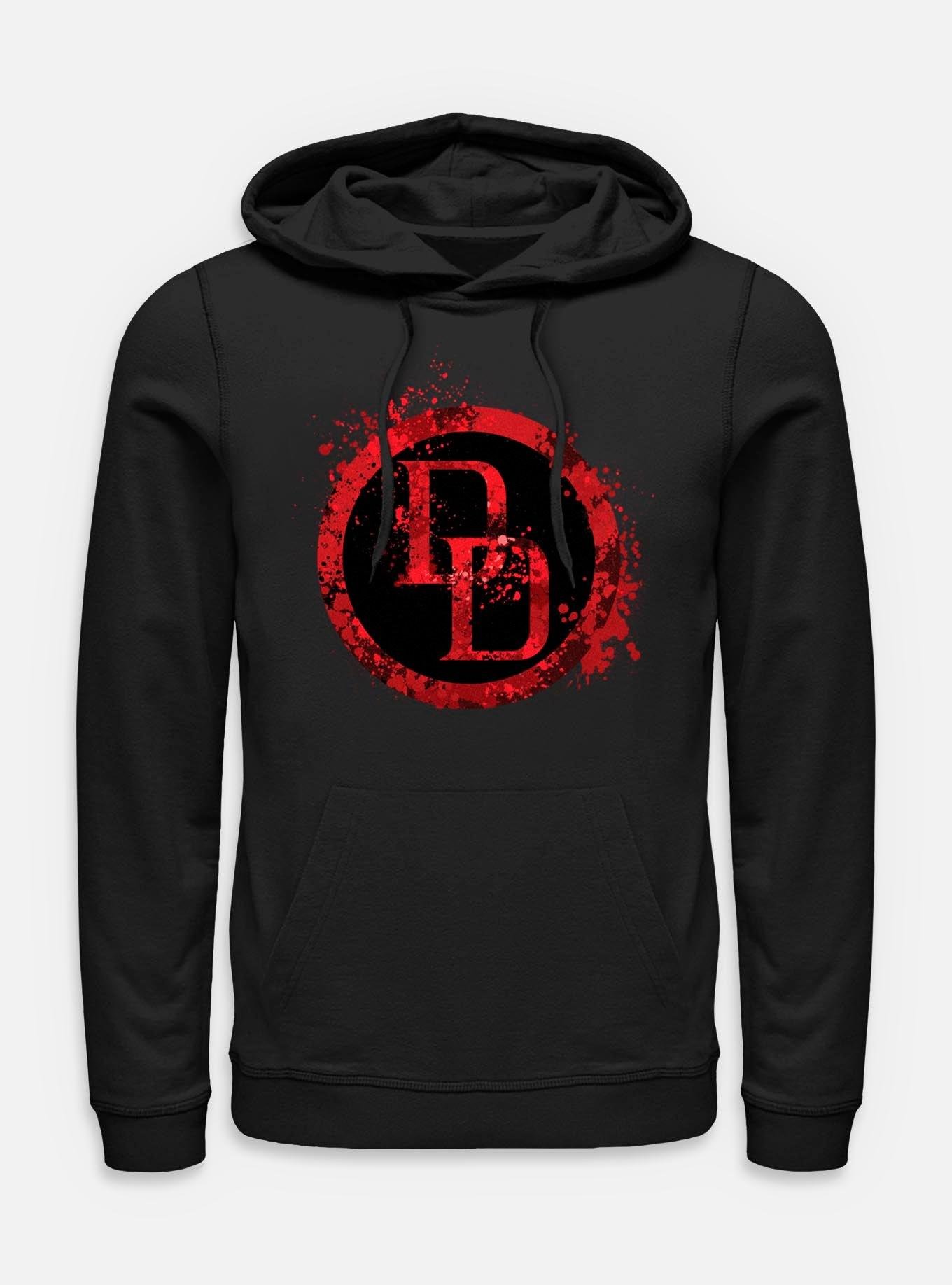 Marvel Daredevil DD Spatter Icon Hoodie, , hi-res