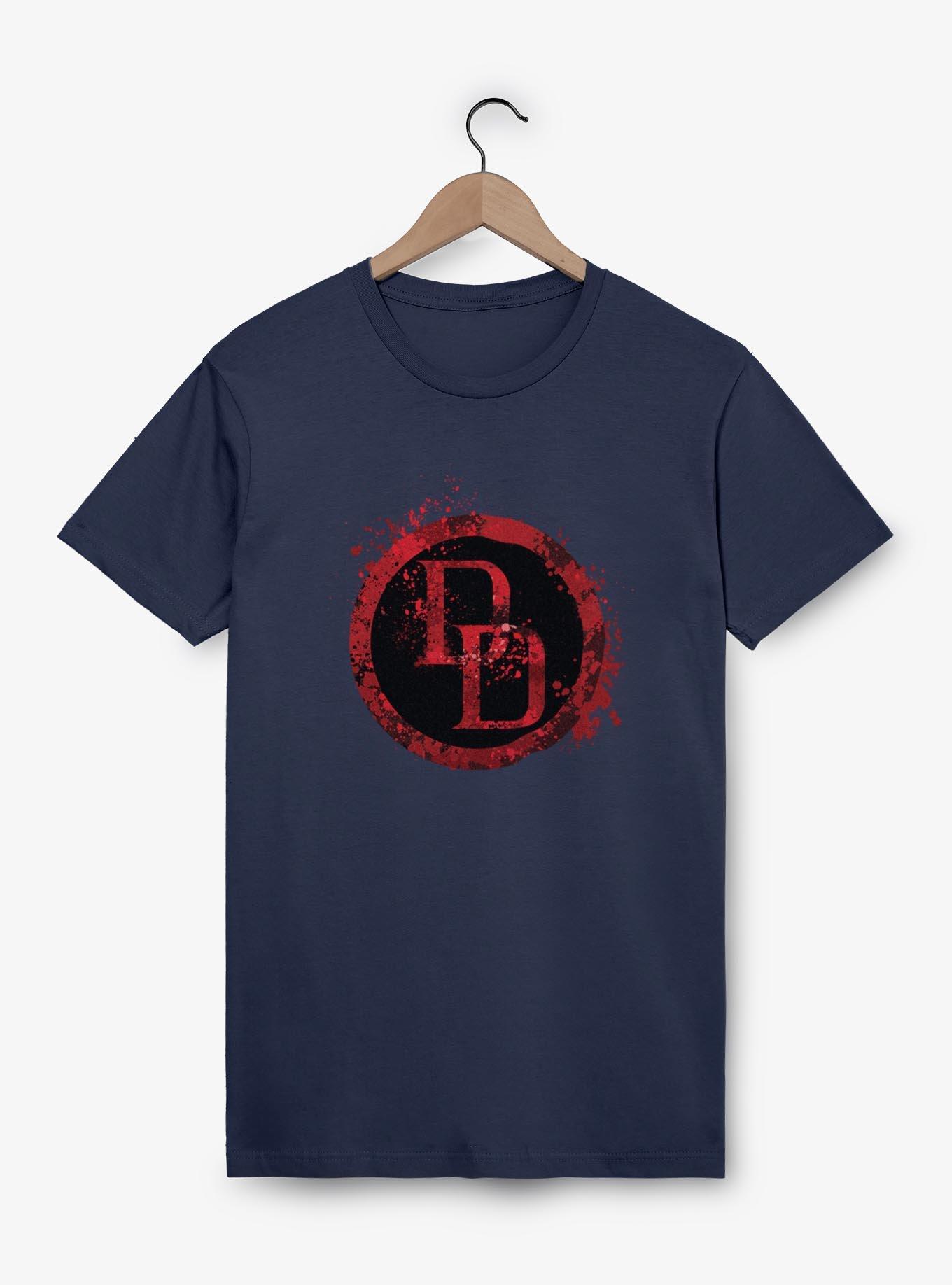 Marvel Daredevil DD Spatter Icon Garment Dye T-Shirt, , hi-res