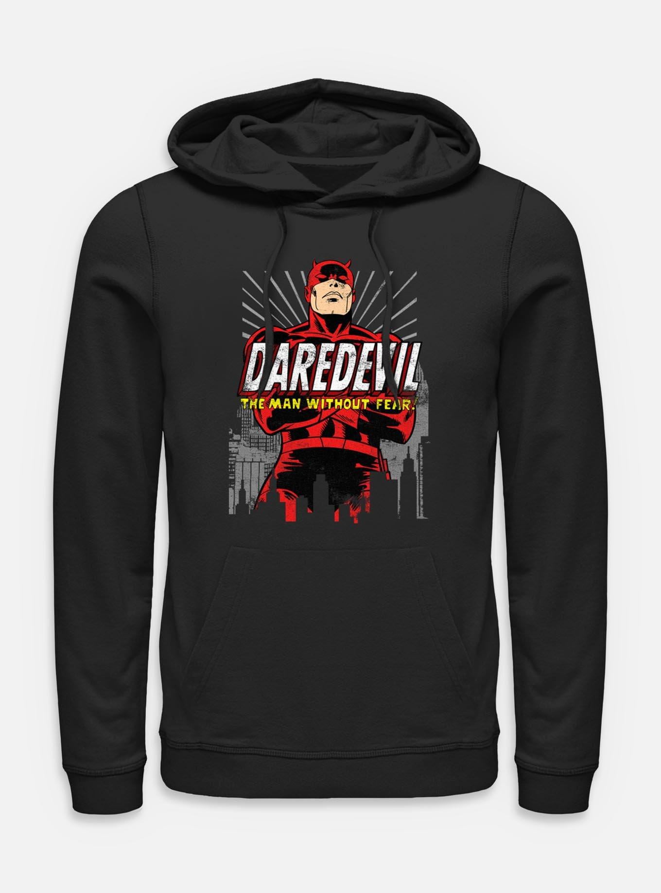 Marvel Daredevil Without Fear Hoodie, BLACK, hi-res