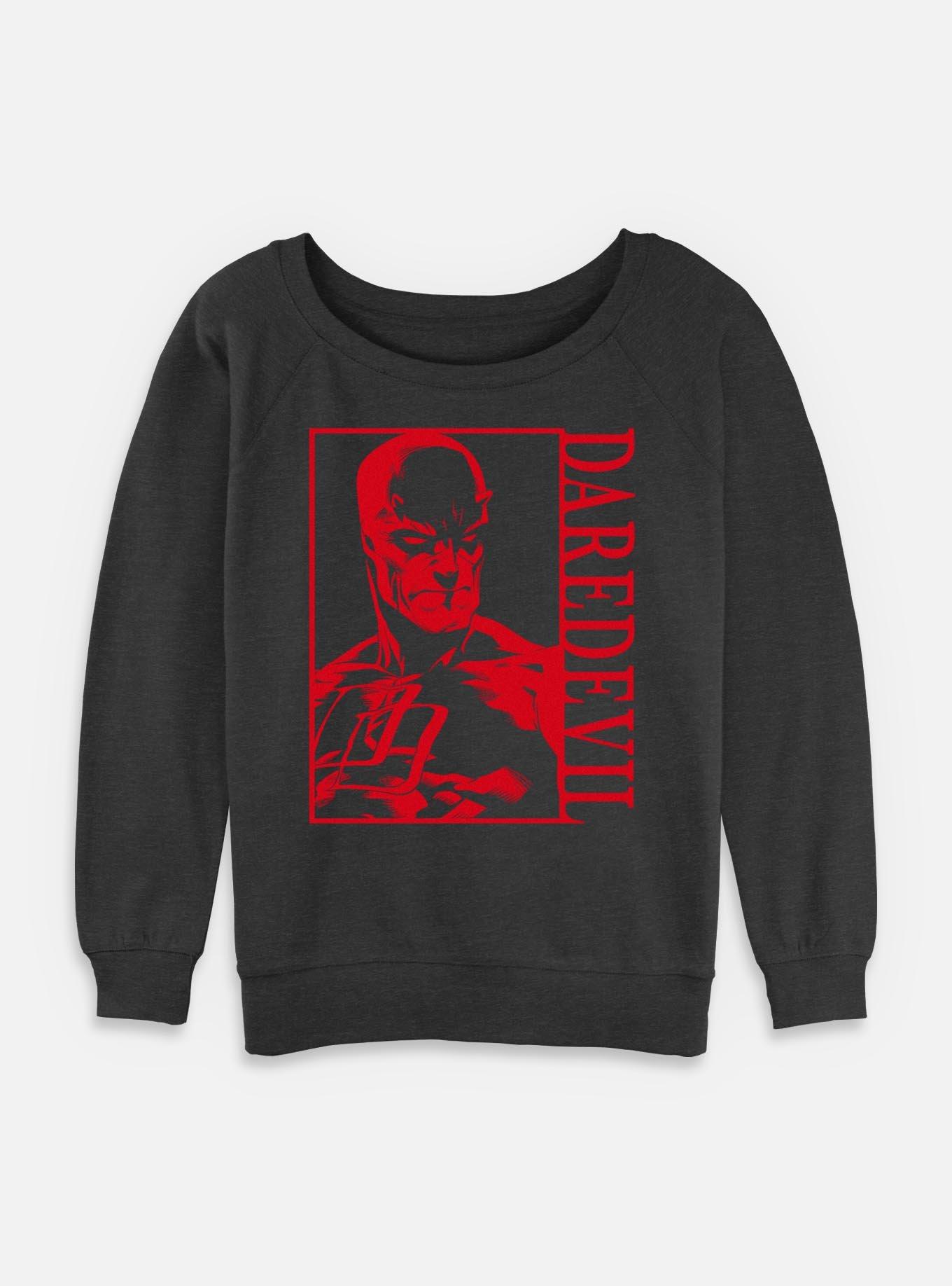 Marvel Daredevil Portrait Box Womens Slouchy Sweatshirt, , hi-res