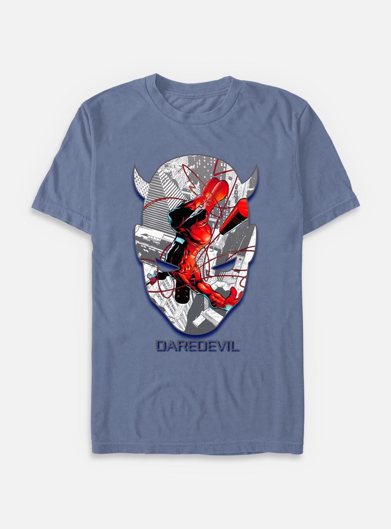 Marvel Daredevil Face Mask Garment Dye T-Shirt, , hi-res