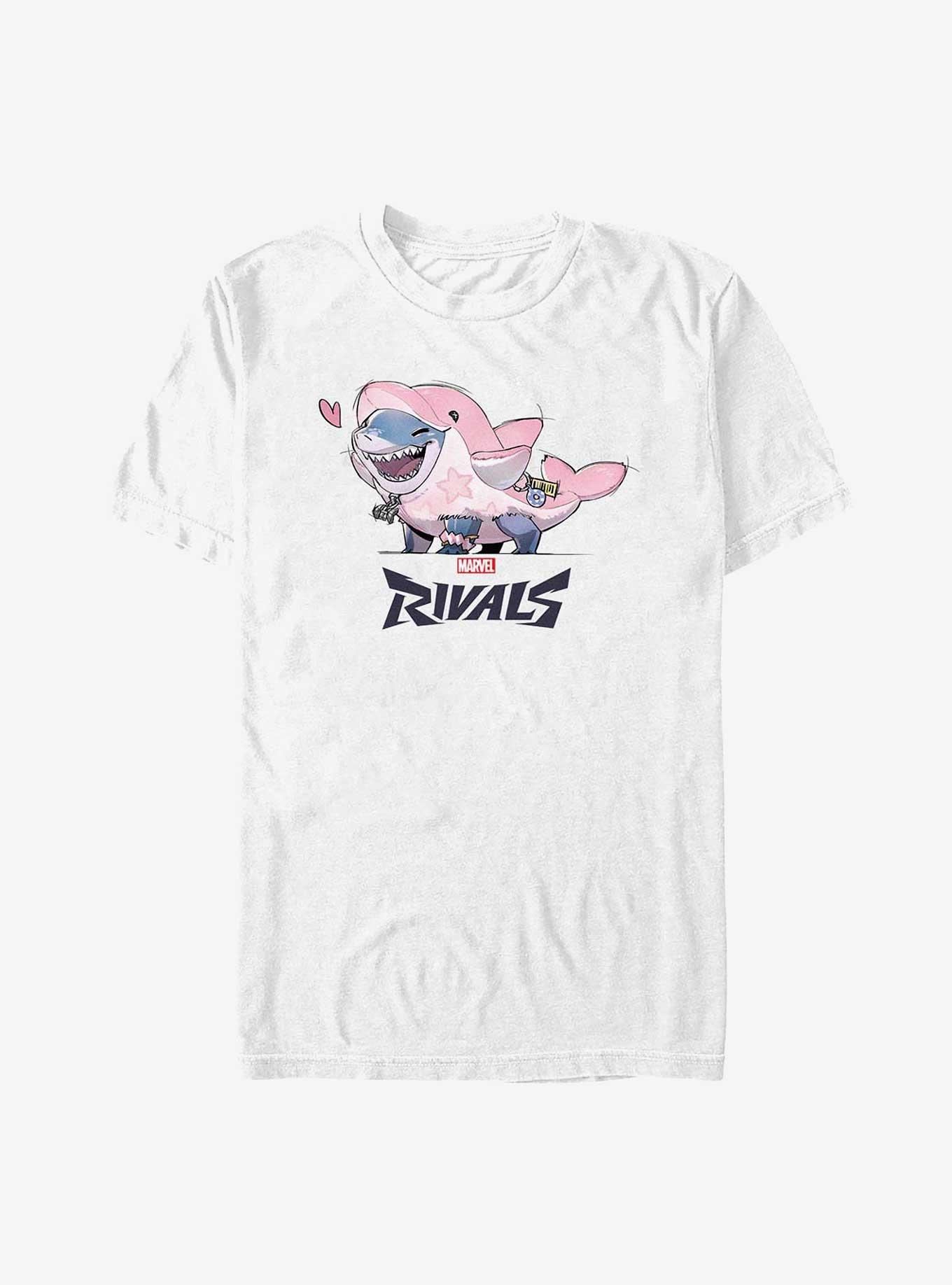 Marvel Rivals Lovely Jeff The Land Shark T-Shirt, WHITE, hi-res