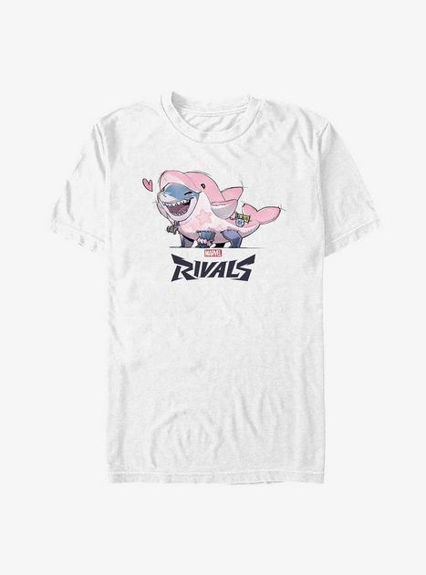 Marvel Rivals Lovely Jeff The Land Shark T-Shirt - WHITE | Hot Topic