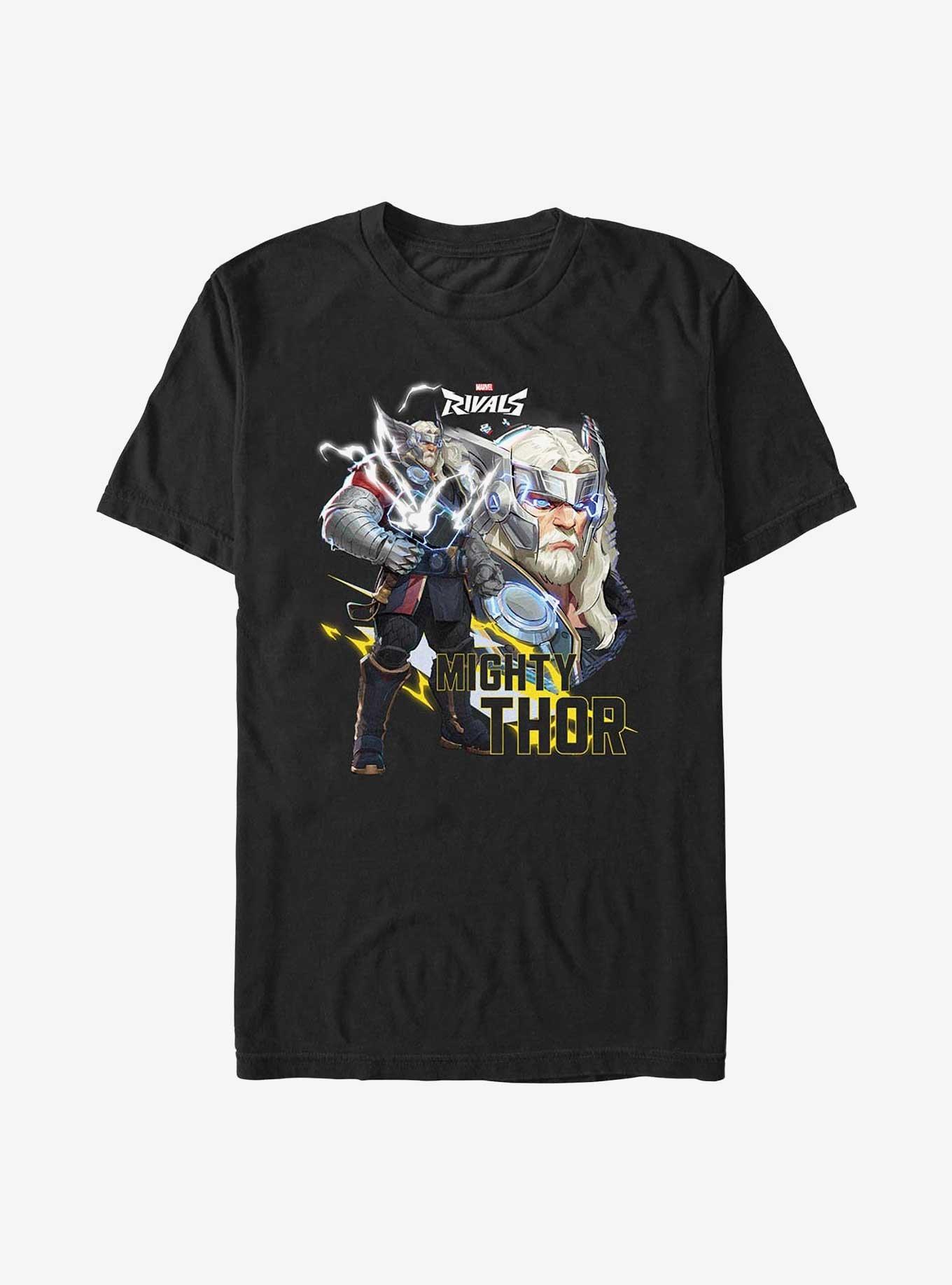 Marvel Rivals Mighty Thor T-Shirt, BLACK, hi-res