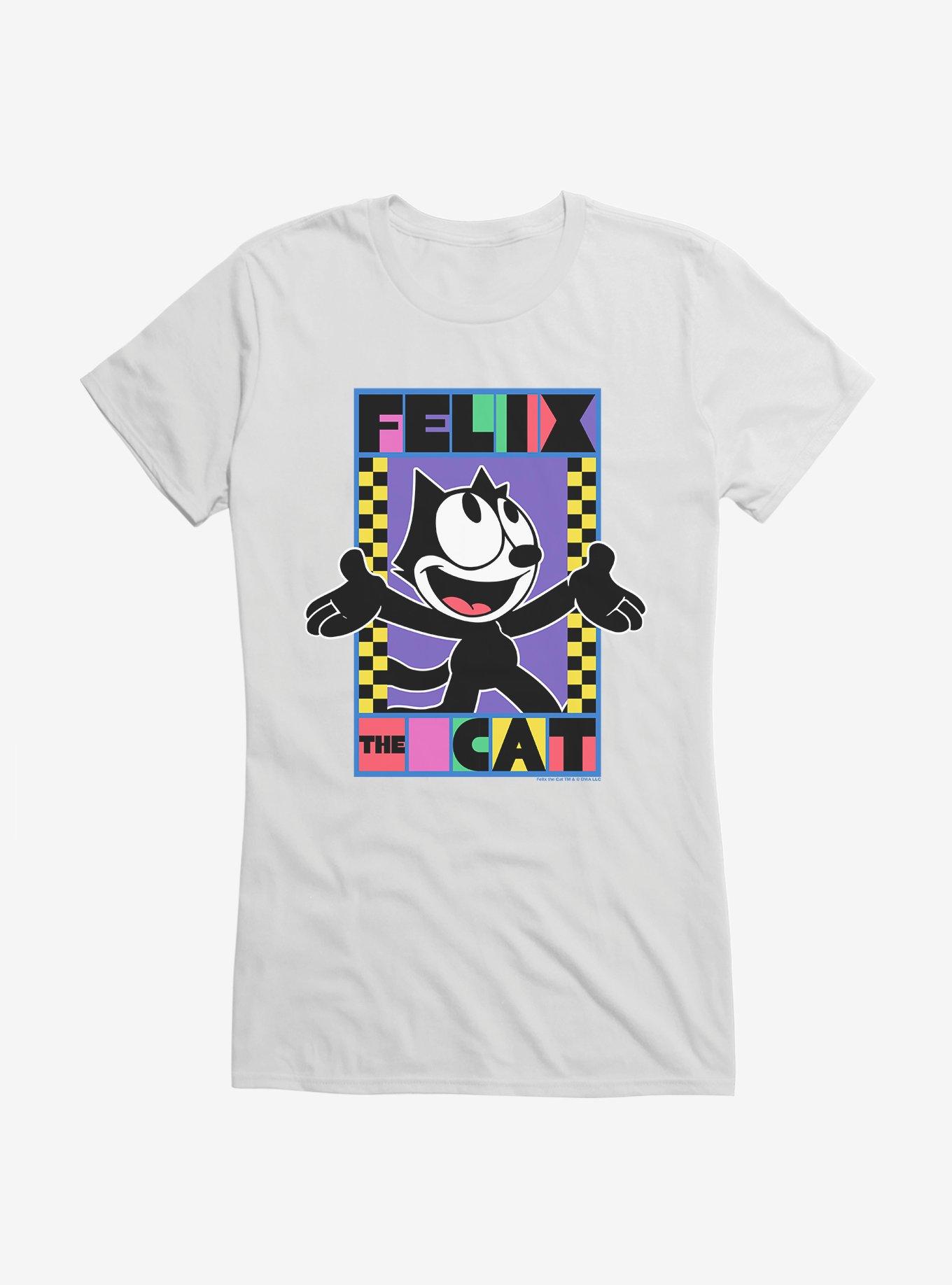 Felix The Cat 90's Checkers Girls T-Shirt, , hi-res