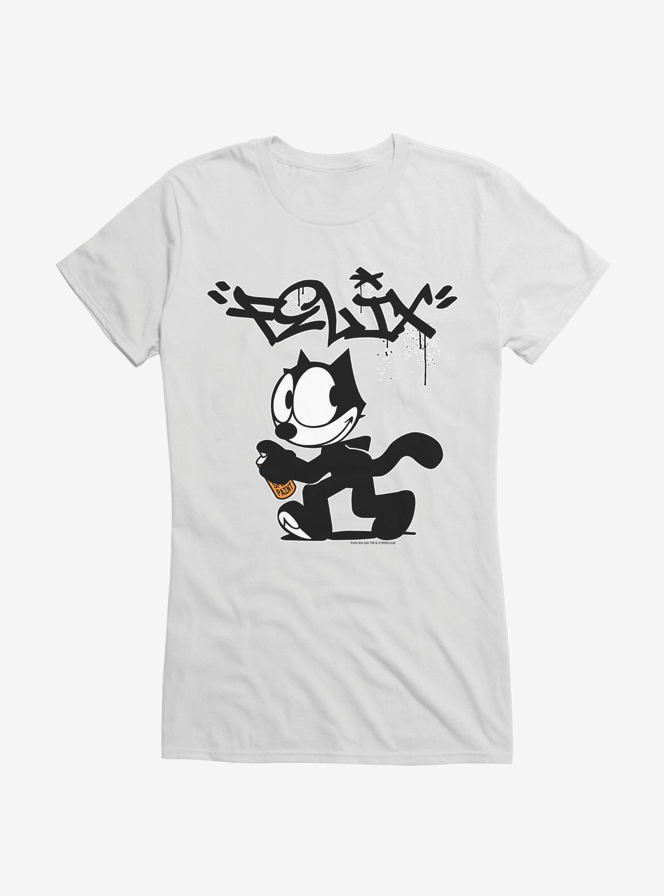 Felix The Cat Wall Graffiti Girls T-Shirt, , hi-res