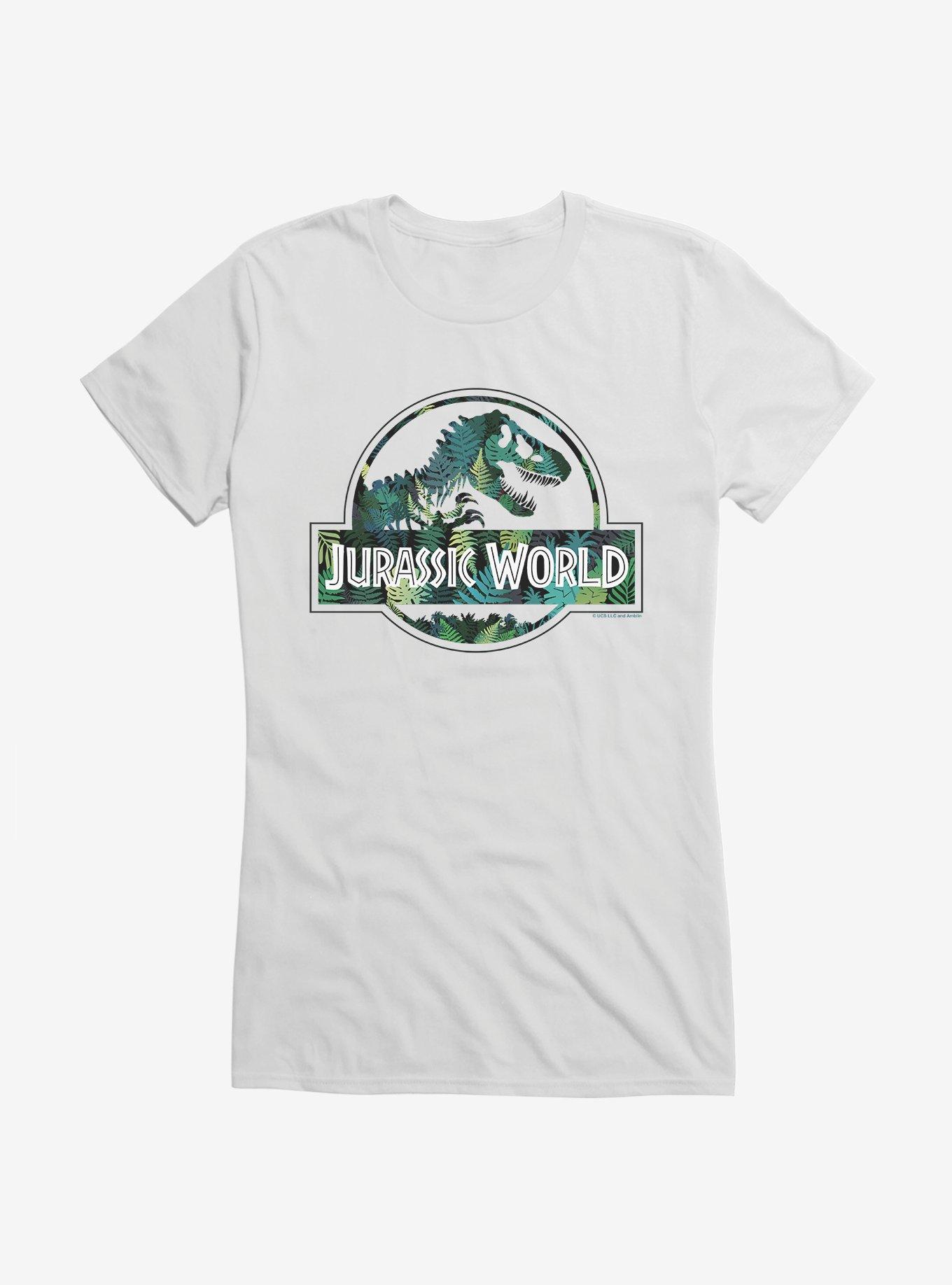 Jurassic World Leaves Logo Girls T-Shirt, , hi-res
