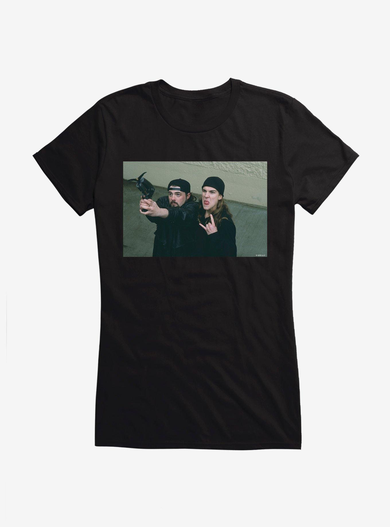 Mallrats Jay And Silent Bob Grapling Hook Girls T-Shirt, , hi-res