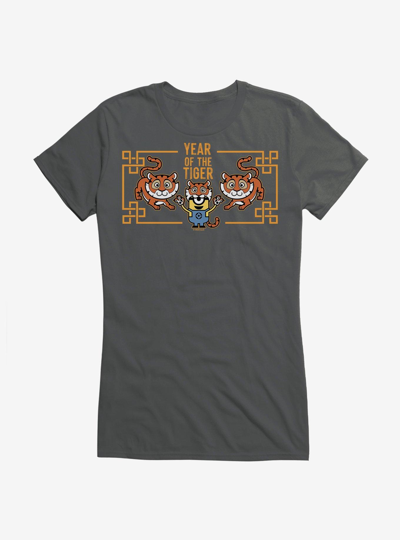 Minions Year of the Tiger Rawr Girls T-Shirt, , hi-res