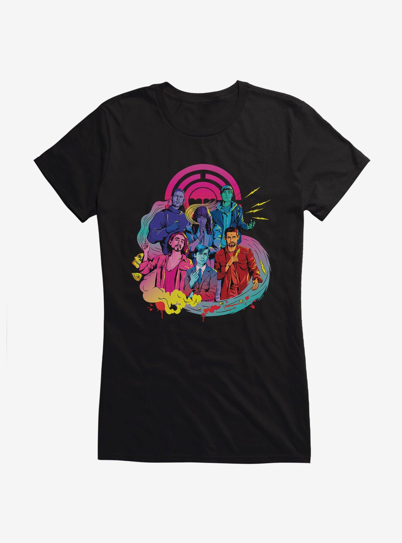 The Umbrella Academy Multicolor Group Girls T-Shirt, , hi-res