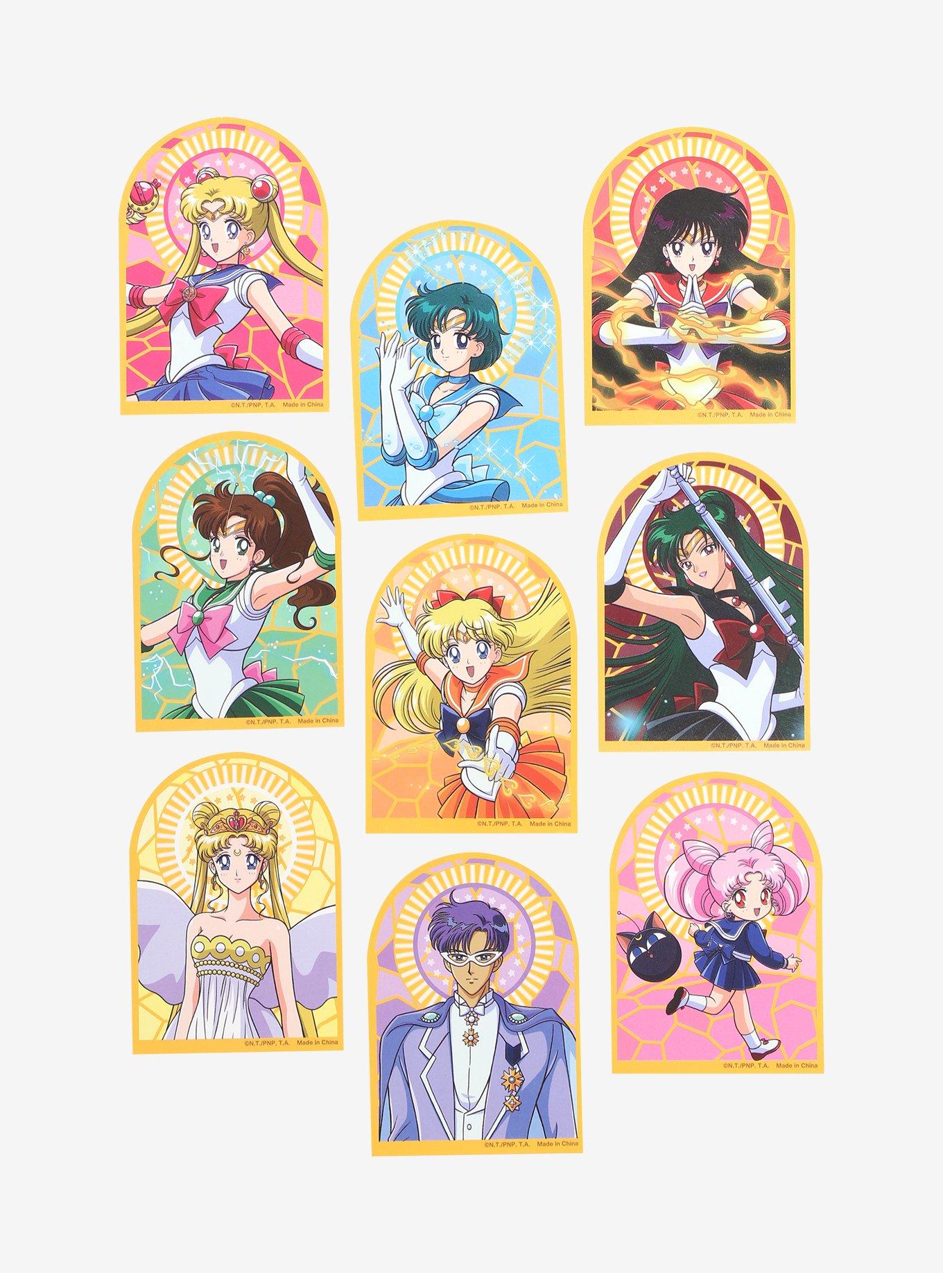 Pretty Guardian Sailor Moon Window Portrait Blind Bag Sticker, , hi-res