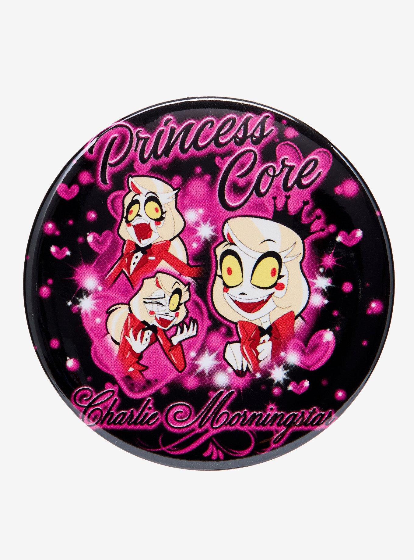Hazbin Hotel Charlie Princess Core 3 Inch Button, , hi-res