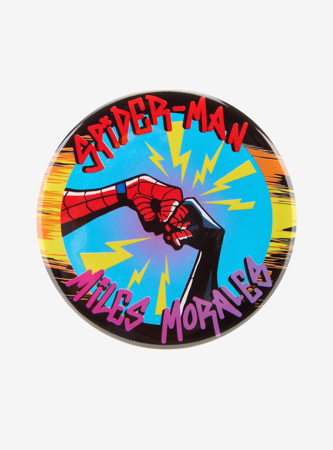 Marvel Spider-Man Miles Morales Fist Bump 3 Inch Button, , hi-res