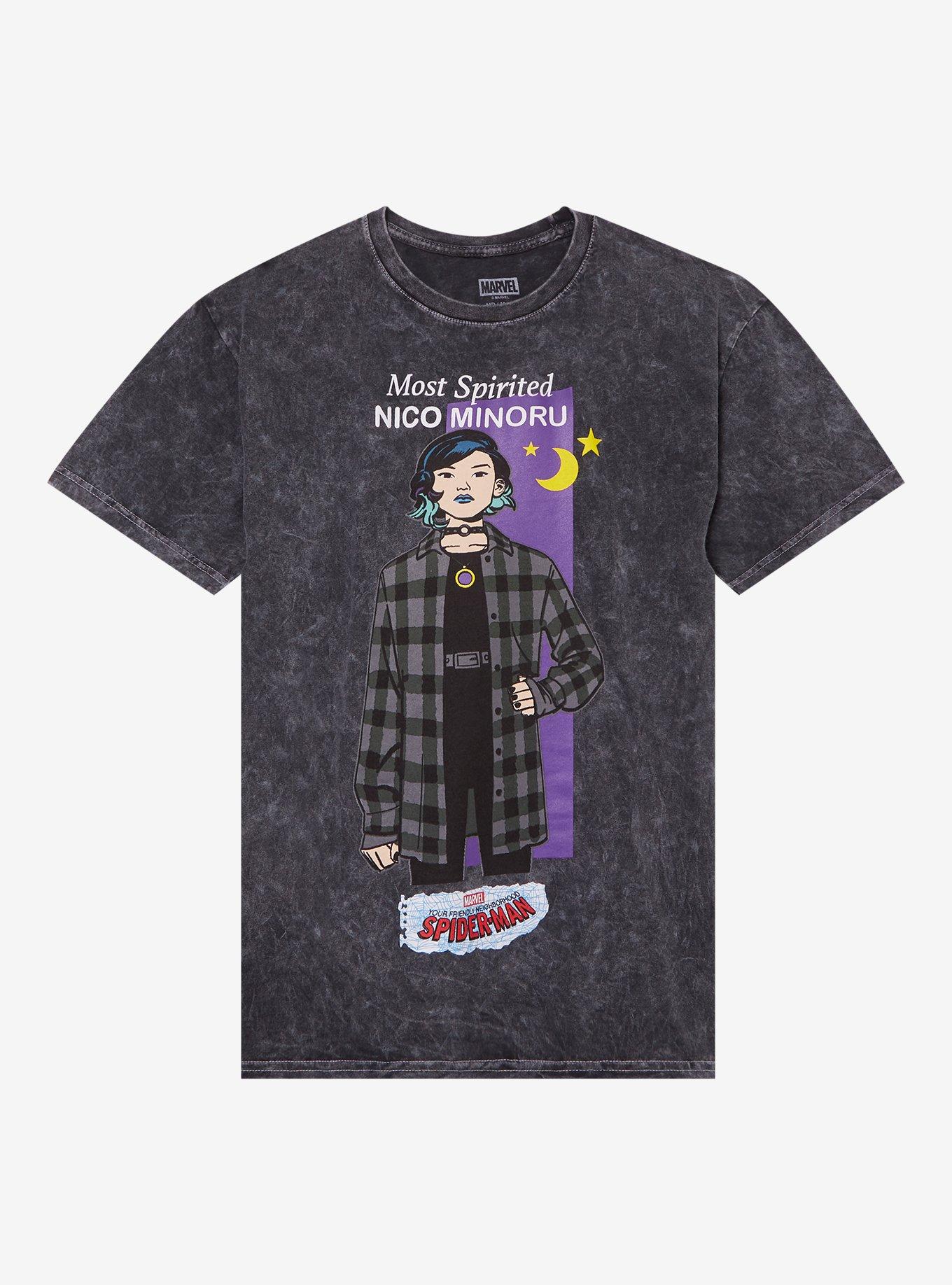 Marvel Your Friendly Neighborhood Spider-Man Nico Minoru Mineral Wash Girls T-Shirt, , hi-res