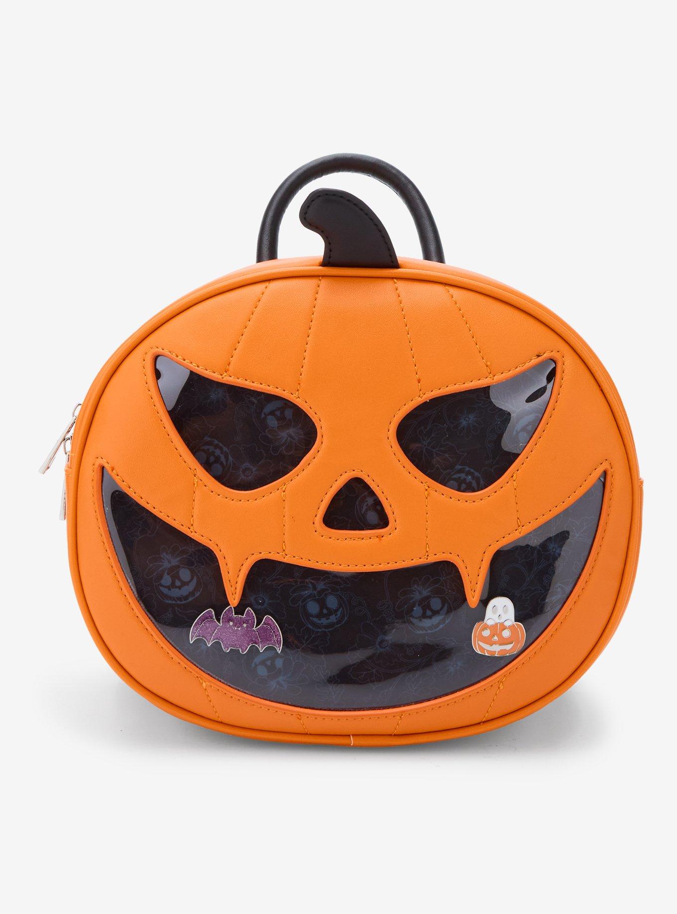 Pumpkin Figural Pin Collector Backpack