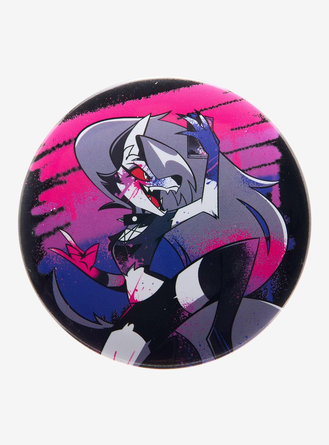Helluva Boss Loona Pride Button Hot Topic Exclusive, , hi-res