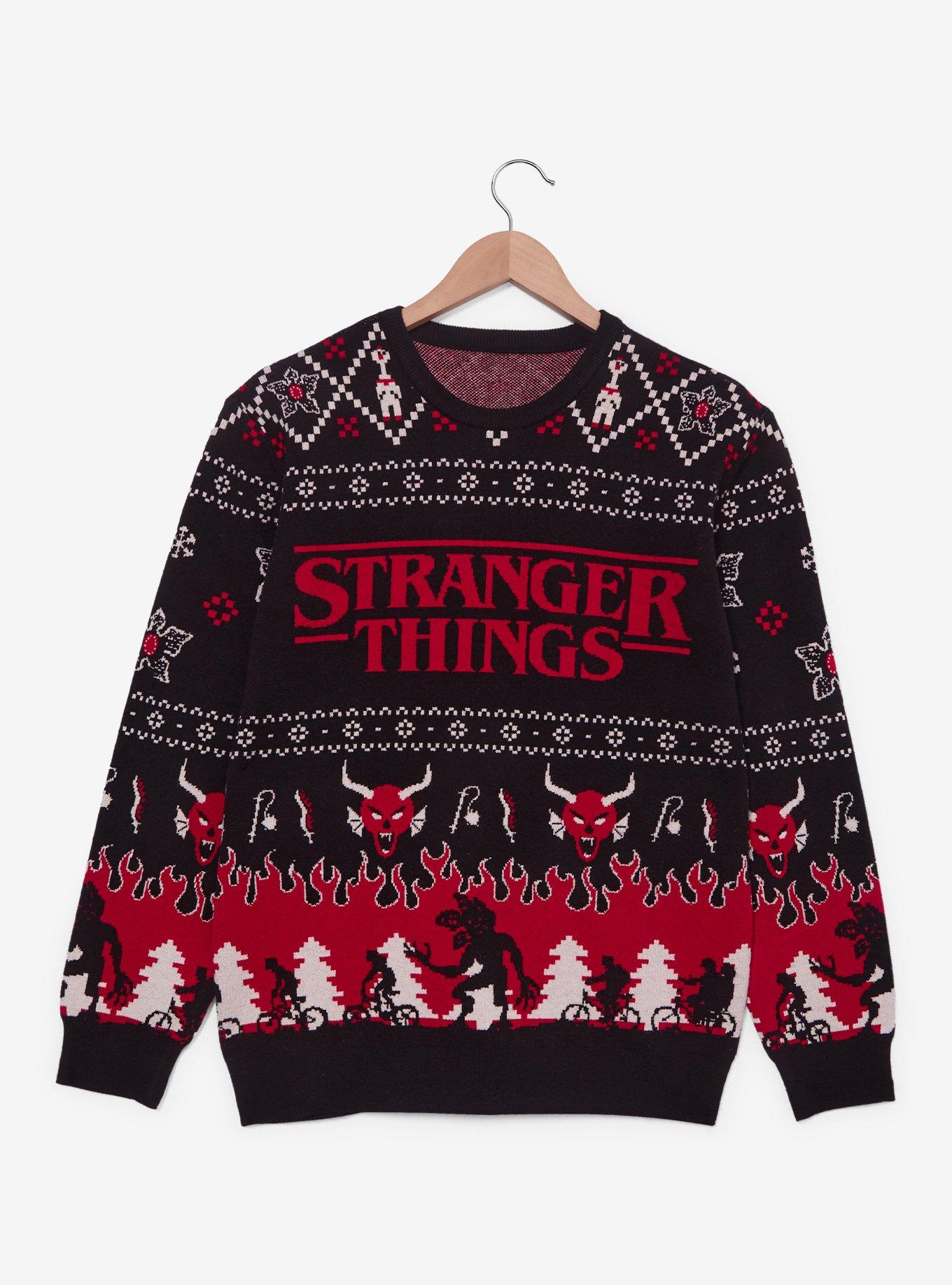 Stranger Things Holiday Sweater — BoxLunch Exclusive, , hi-res
