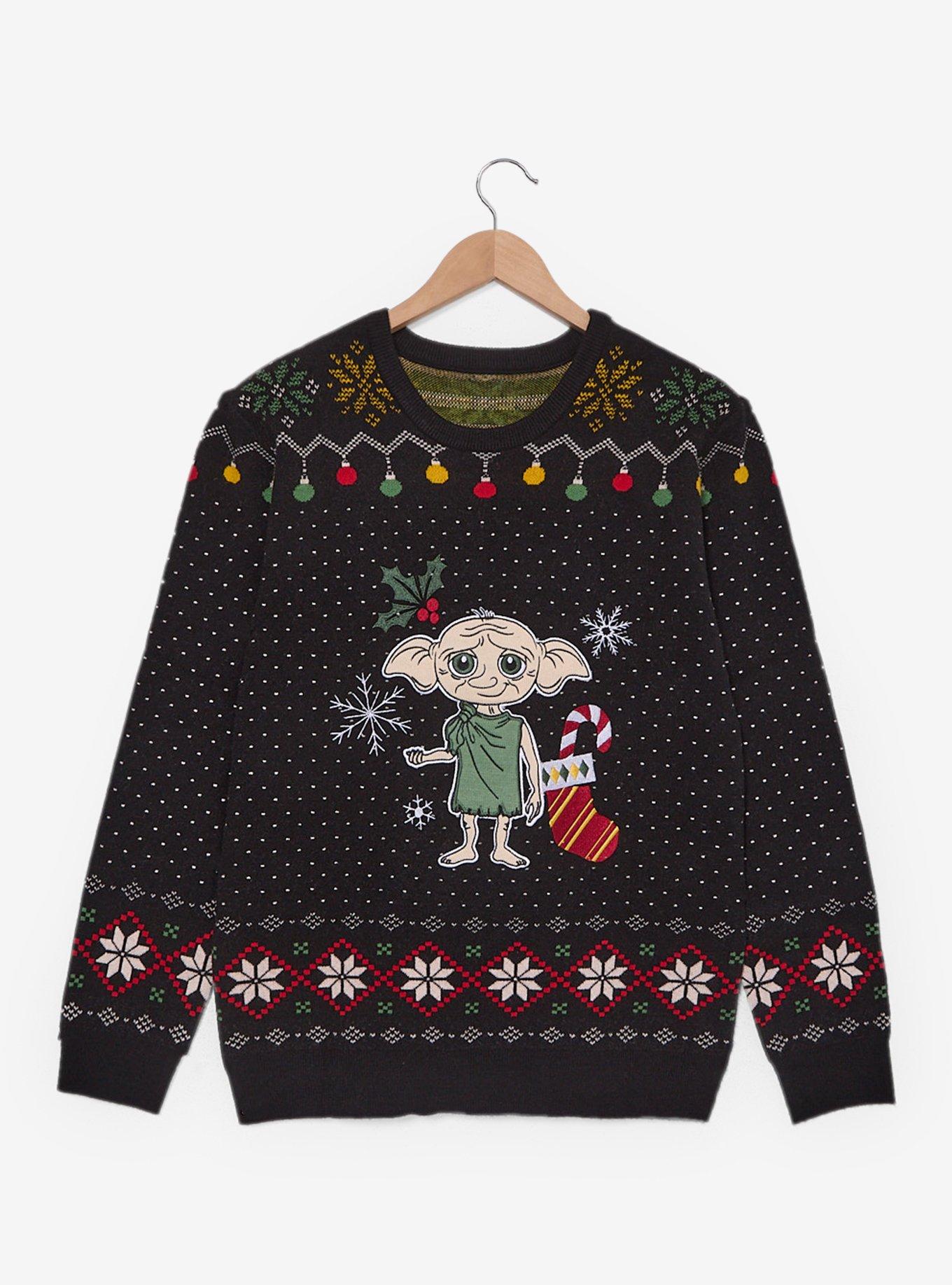 Harry Potter Dobby Holiday Sweater - BoxLunch Exclusive, , hi-res