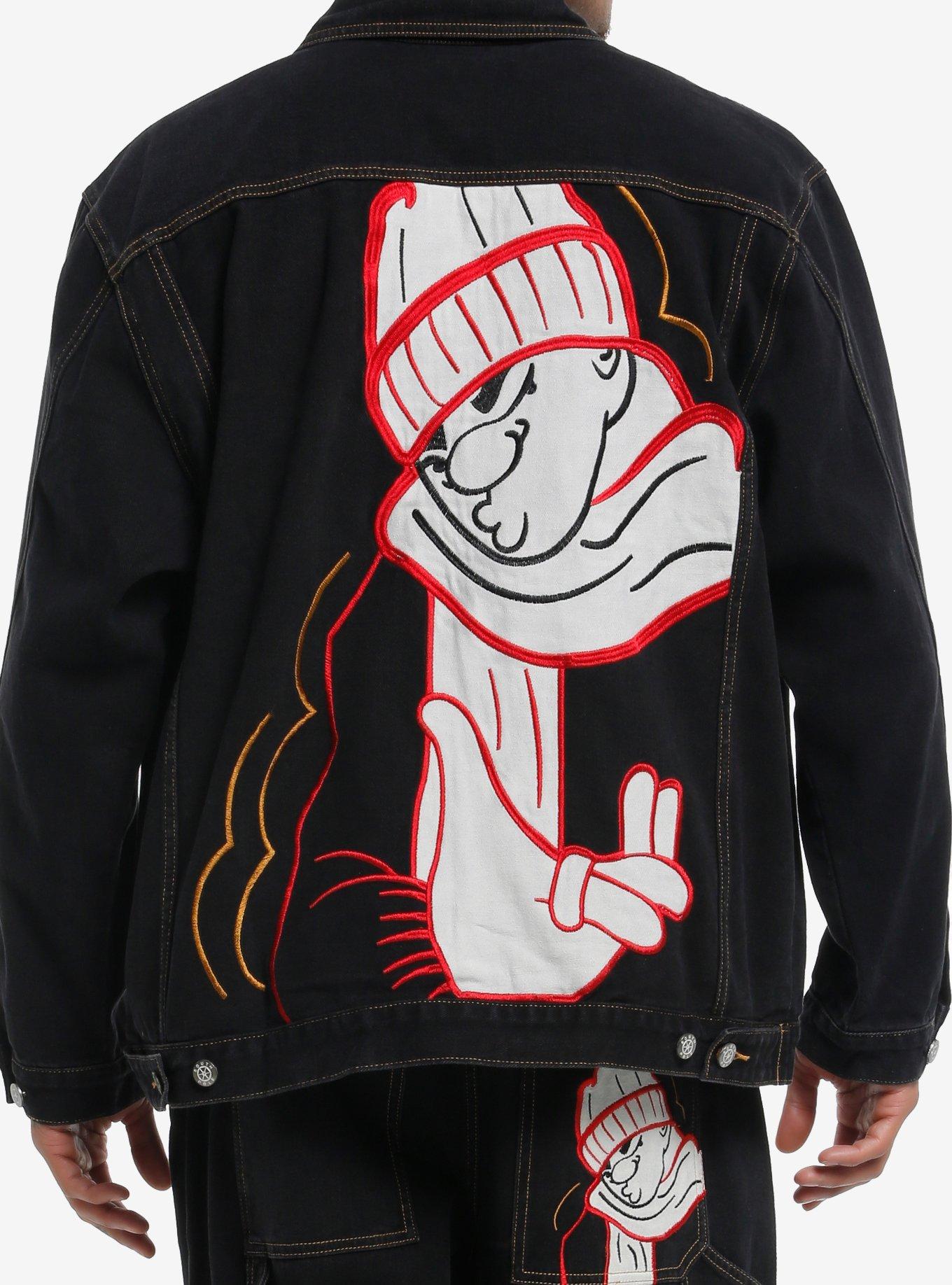 Southpole Logo Black Denim Jacket, , hi-res
