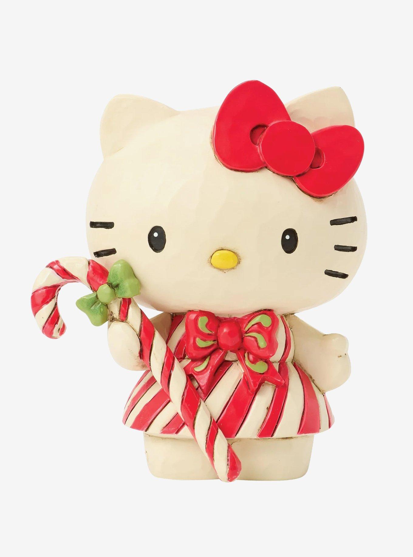 Jim Shore Sanrio Hello Kitty Candy Cane Figure, , hi-res