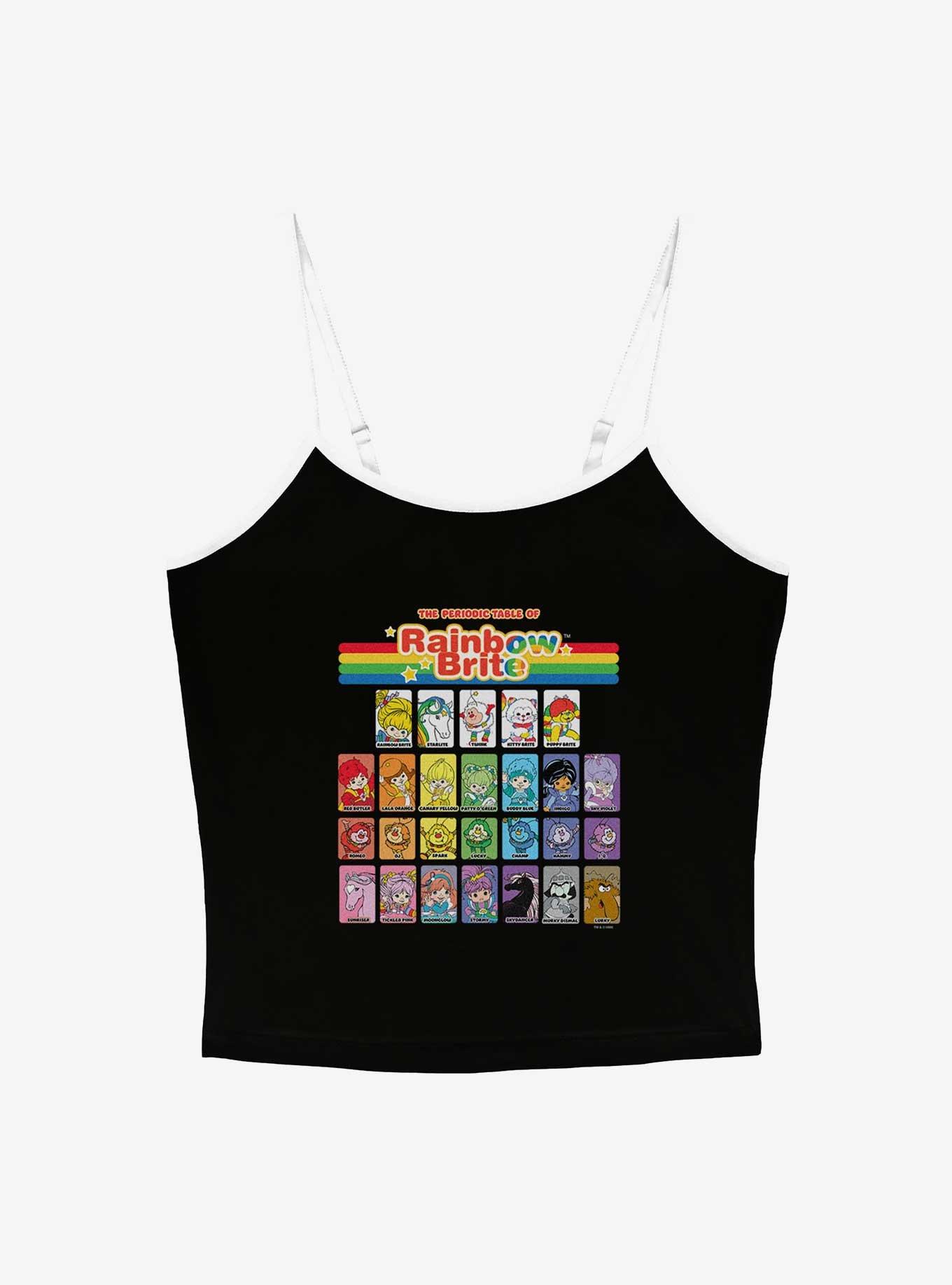 Rainbow Brite Table Of Color Girls Cami, BLACK, hi-res