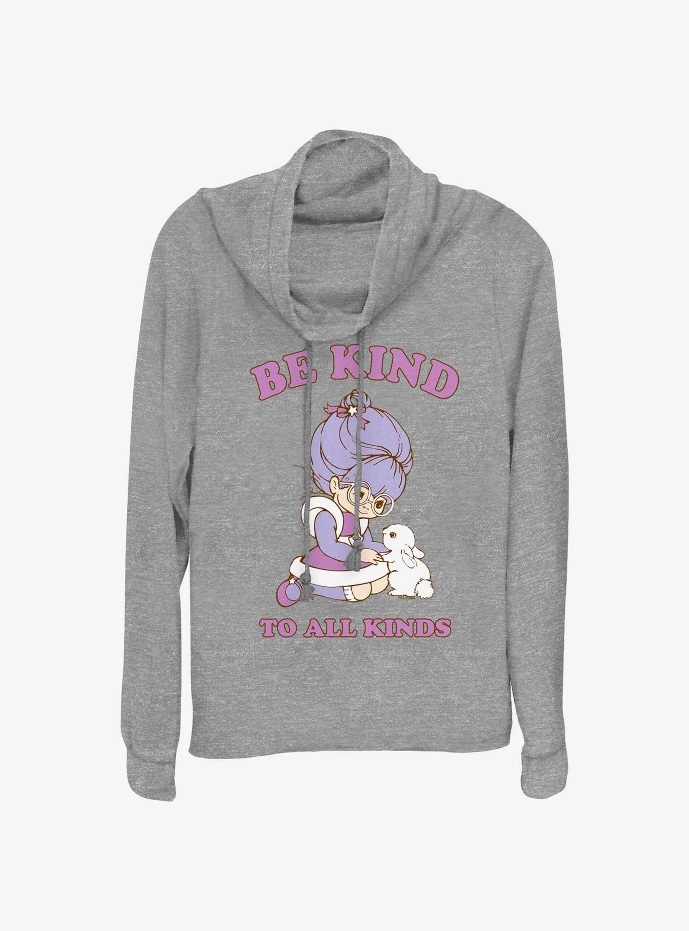 Rainbow Brite Kind To All Girls Cowl Neck Long-Sleeve Top, , hi-res