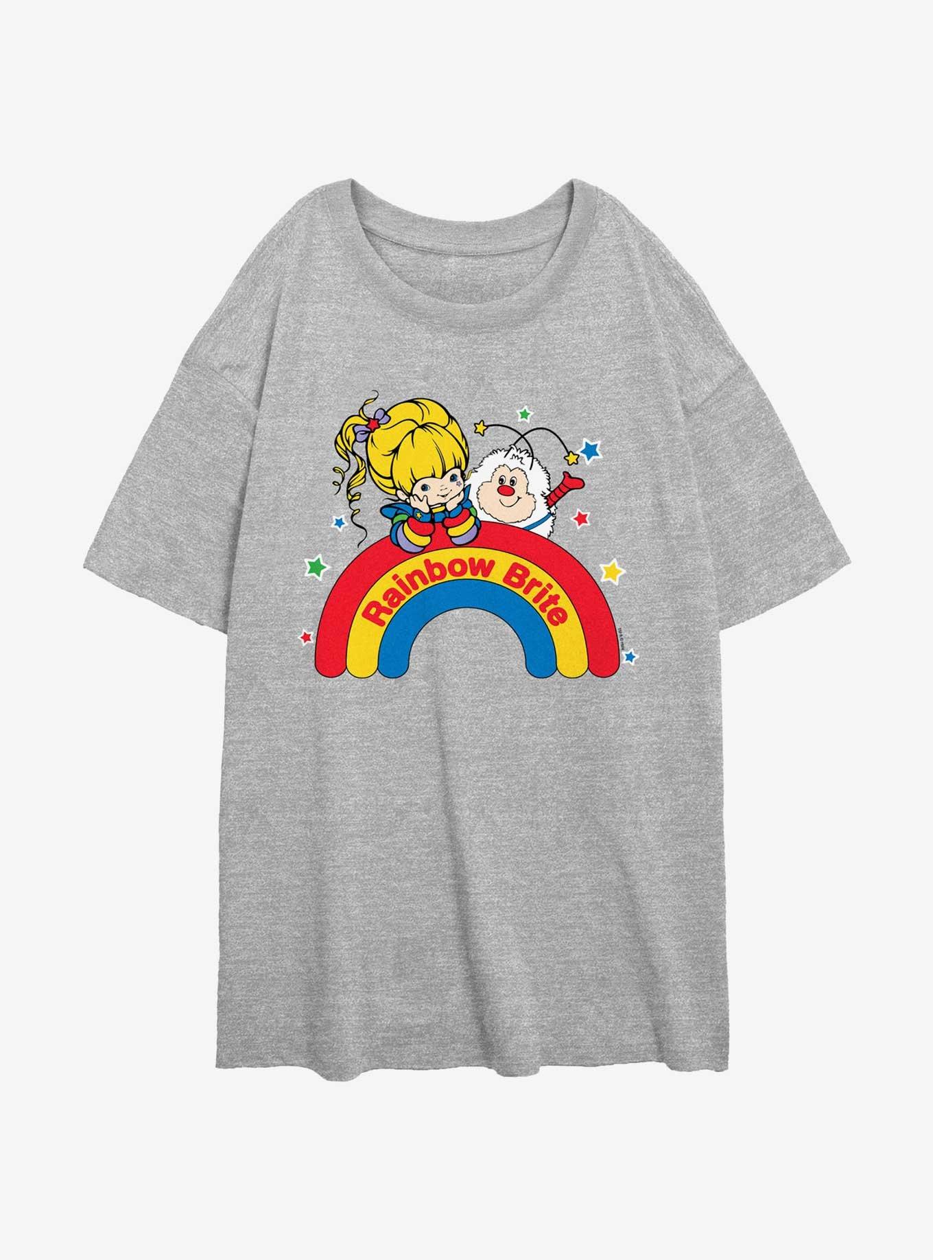 Rainbow Brite Wishing On A Rainbow Girls Oversized T-Shirt, , hi-res