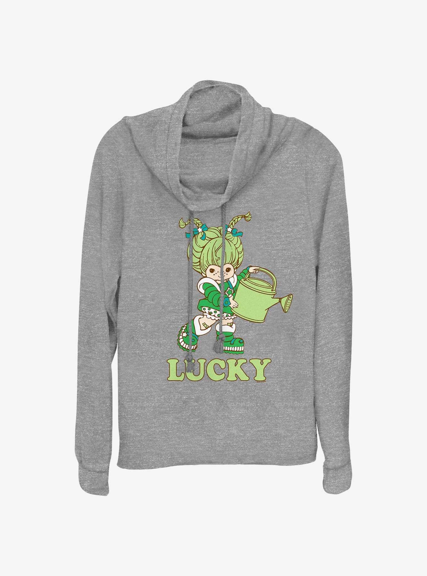 Rainbow Brite Patty O'green Lucky Girls Cowl Neck Long-Sleeve Top