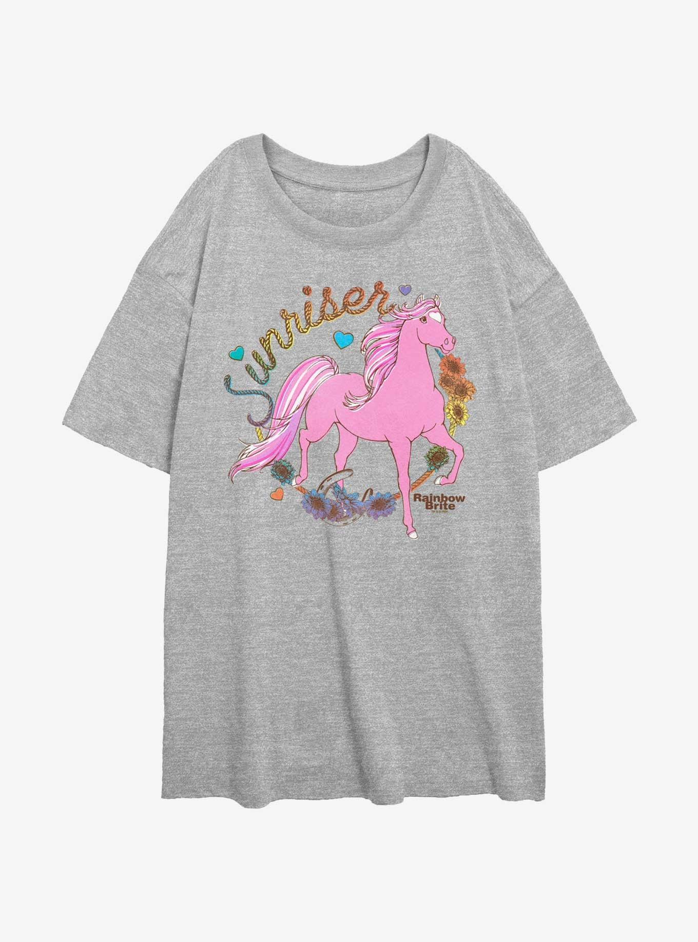 Rainbow Brite Country Pink Sunriser Girls Oversized T-Shirt, , hi-res