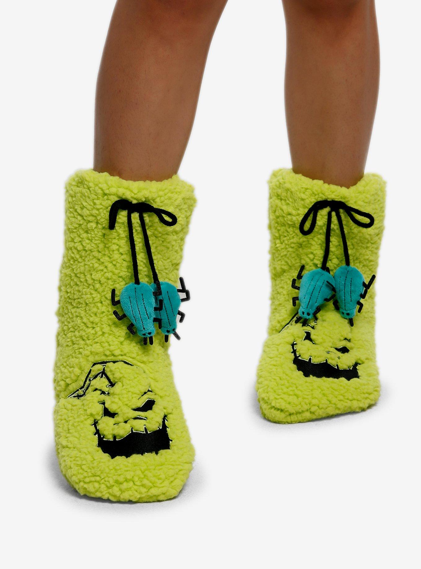 The Nightmare Before Christmas Oogie Boogie Cozy Slipper Socks, , hi-res
