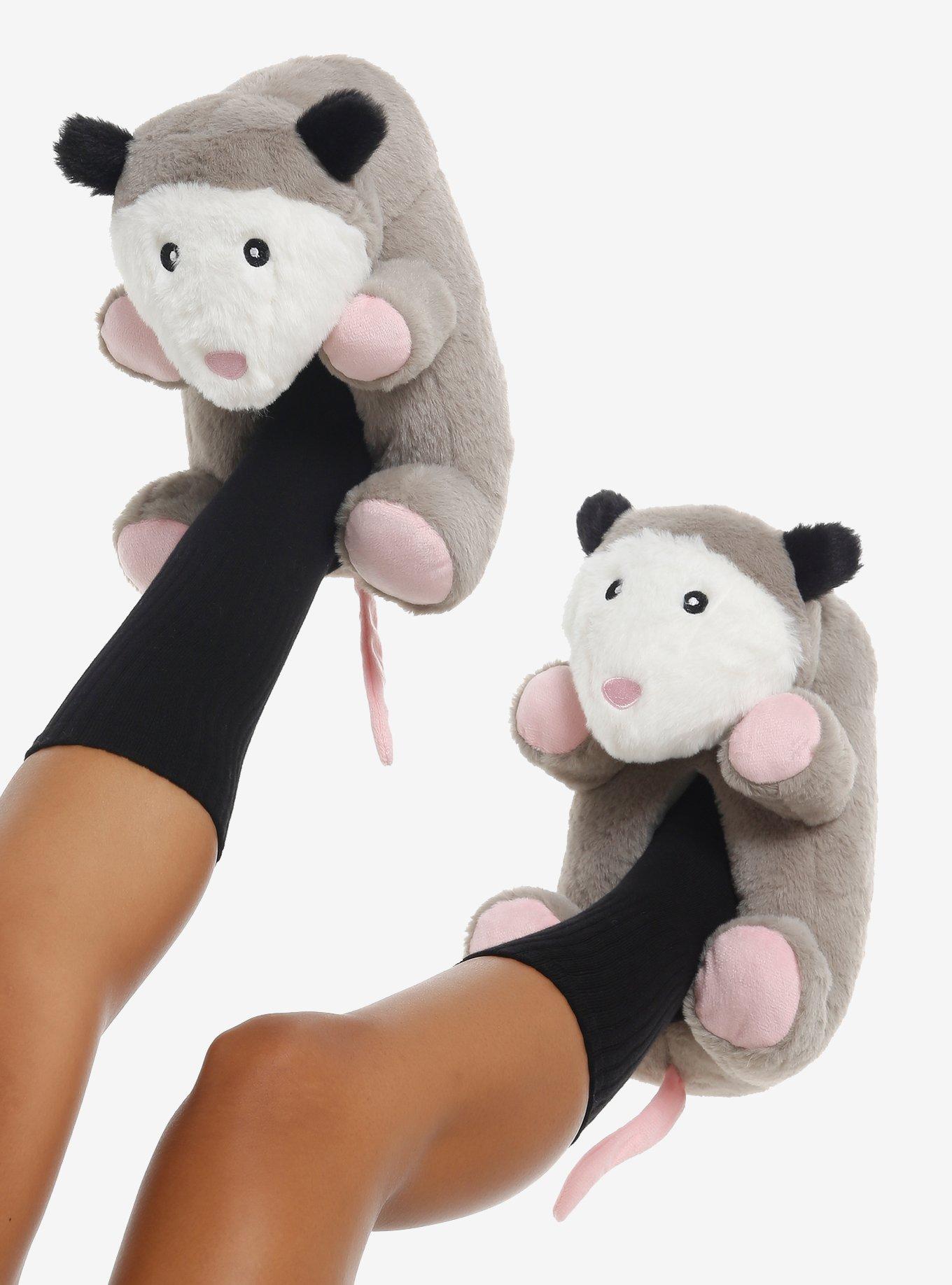 Possum Plush Slippers, , hi-res