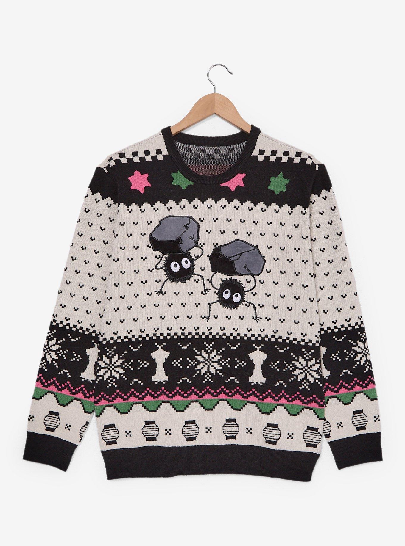 Studio Ghibli® Spirited Away Soot Sprites Holiday Sweater - BoxLunch Exclusive, , hi-res