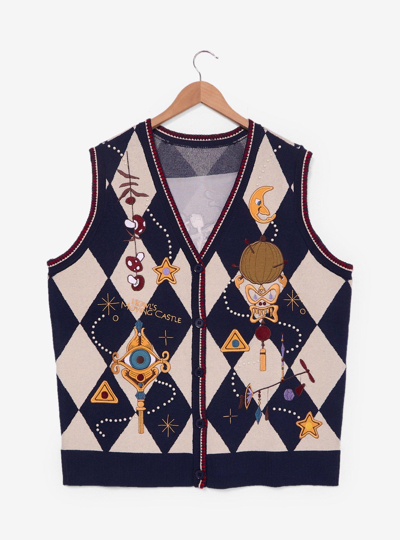 Studio Ghibli® Howl's Moving Castle Women's Plus Size Sweater Vest — BoxLunch Exclusive, , hi-res
