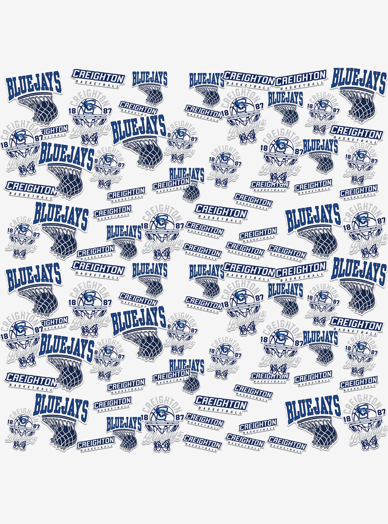 Creighton Bluejays Basketball Fan 100Ct Sticker Pack, , hi-res