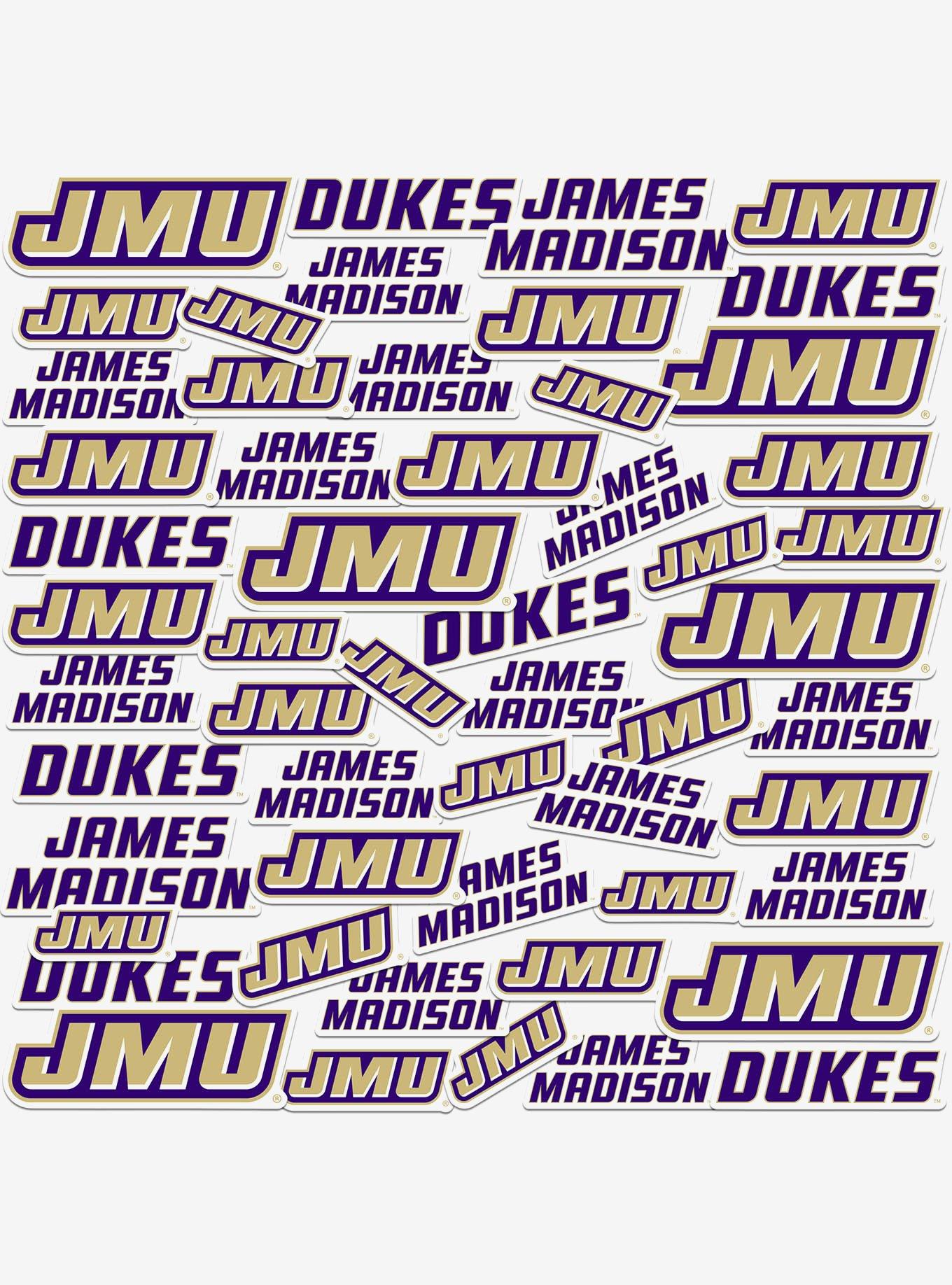 James Madison University JMU Dukes 100Ct Sticker Pack, , hi-res
