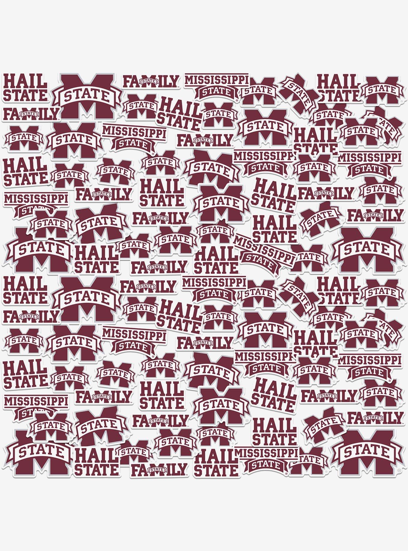 Mississippi State Bulldogs 100Ct Sticker Pack, , hi-res