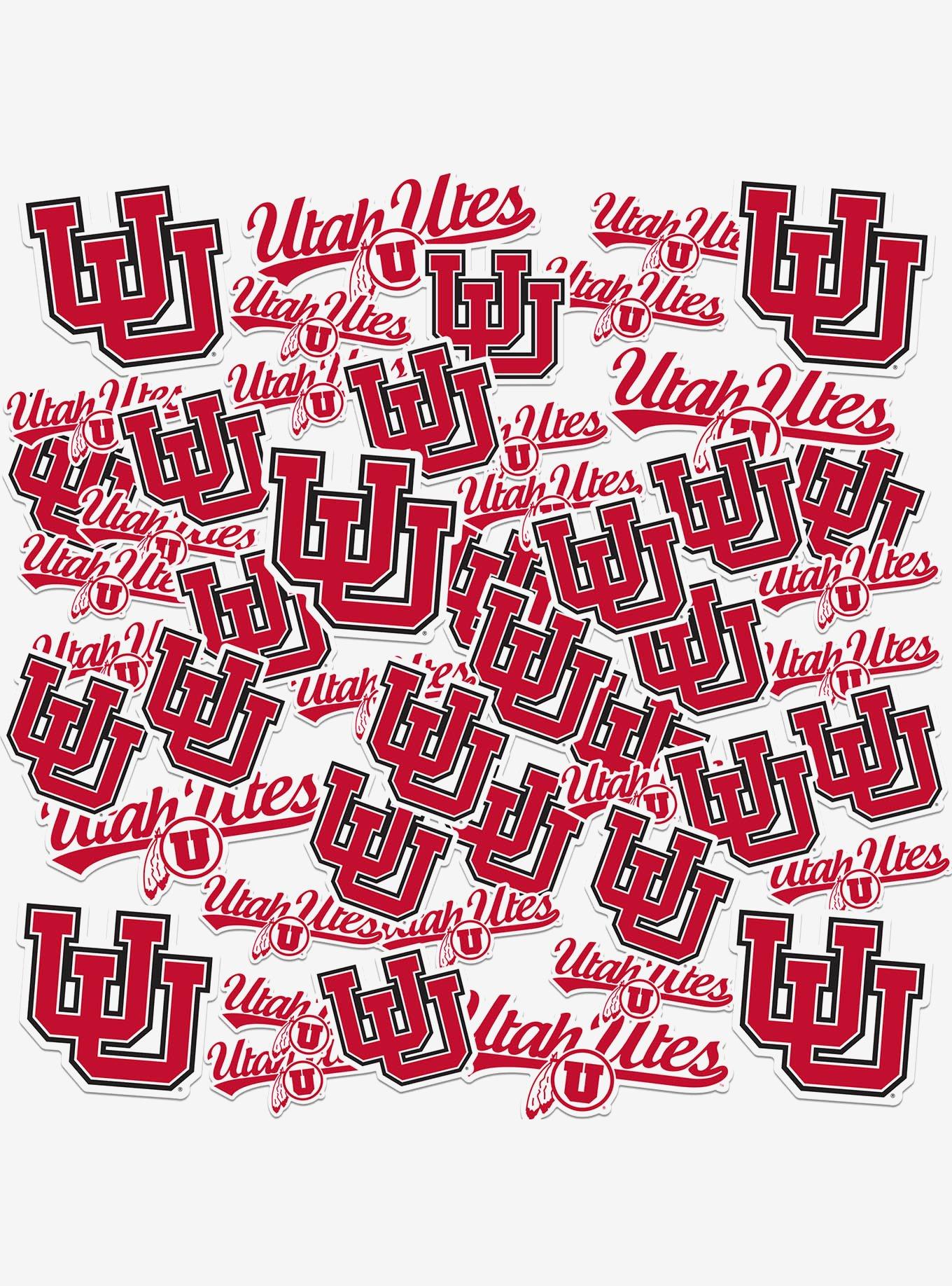 Utah Utes 100Ct Sticker Pack, , hi-res